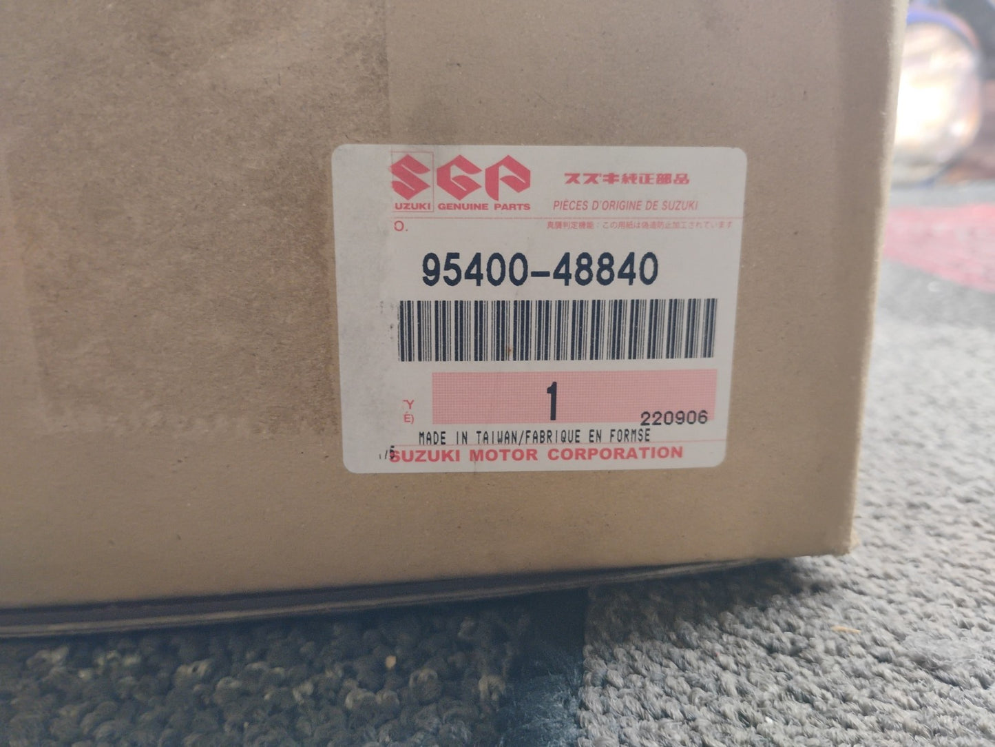 Suzuki Side Case Garnish 95400-4882*/4883/4884*