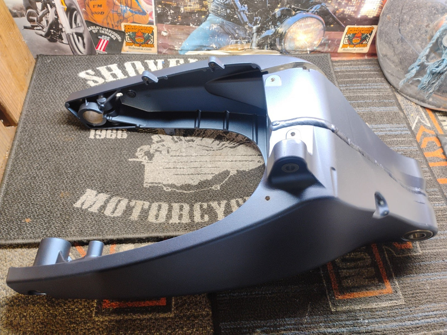OEM Buell Swingarm Cover Metallic Blue K0003.1ATYCX