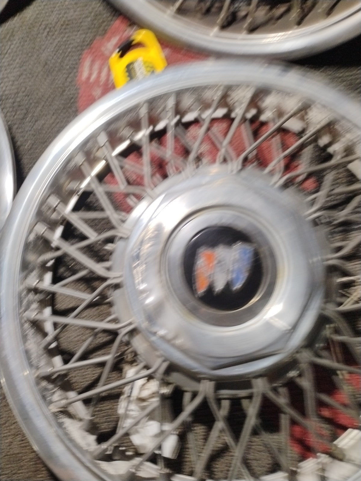 NOS Wheel Covers Set (4) 1986-1988 Buick Skylark skyhawk 13" Wire Hubcaps