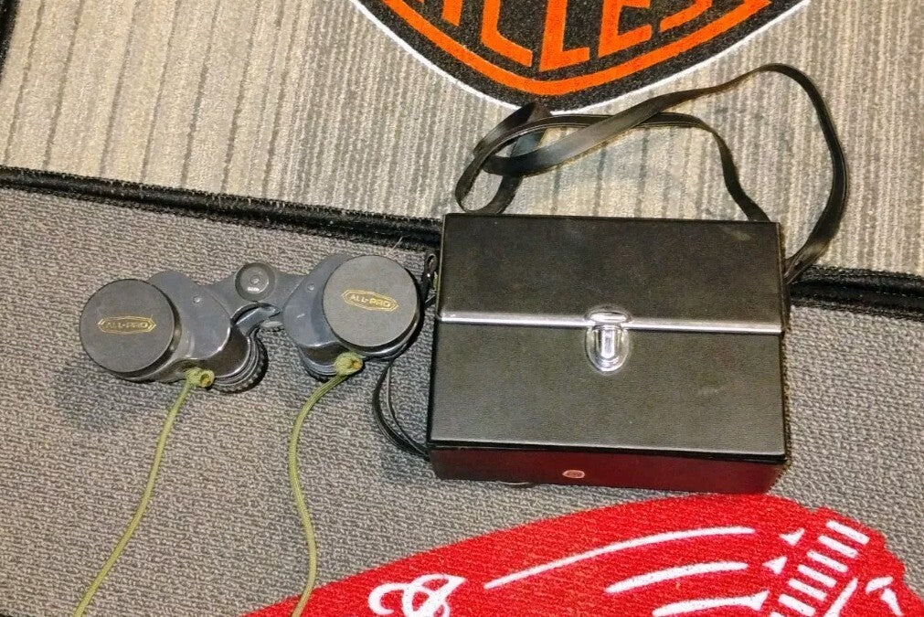 All Pro Binoculars 7x35 Precision Built Field 8 Fully Coated Optics in Hard Case