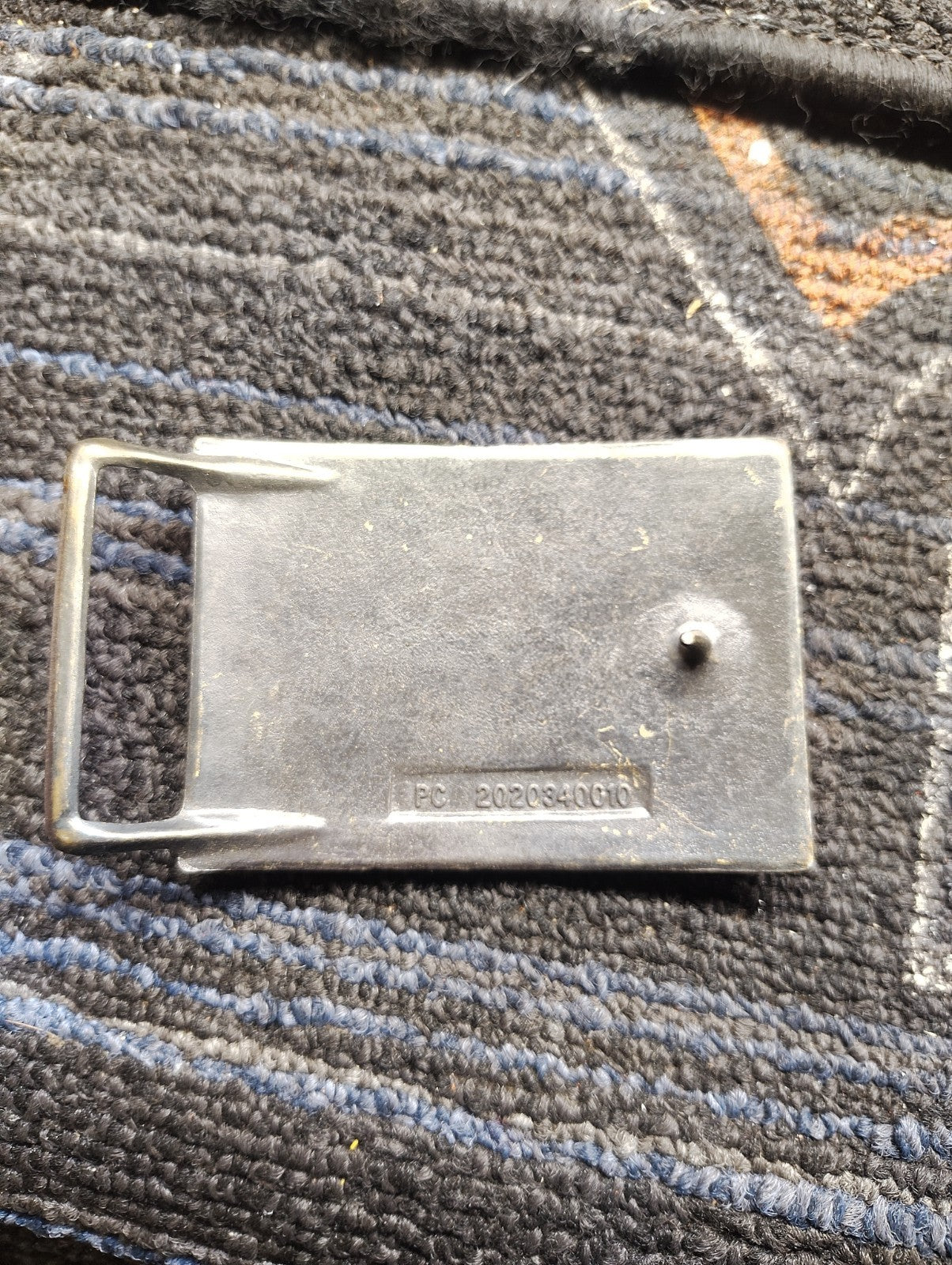 Vintage Henry Ford Detroit Automobiles Model T Belt Buckle Silver Tone