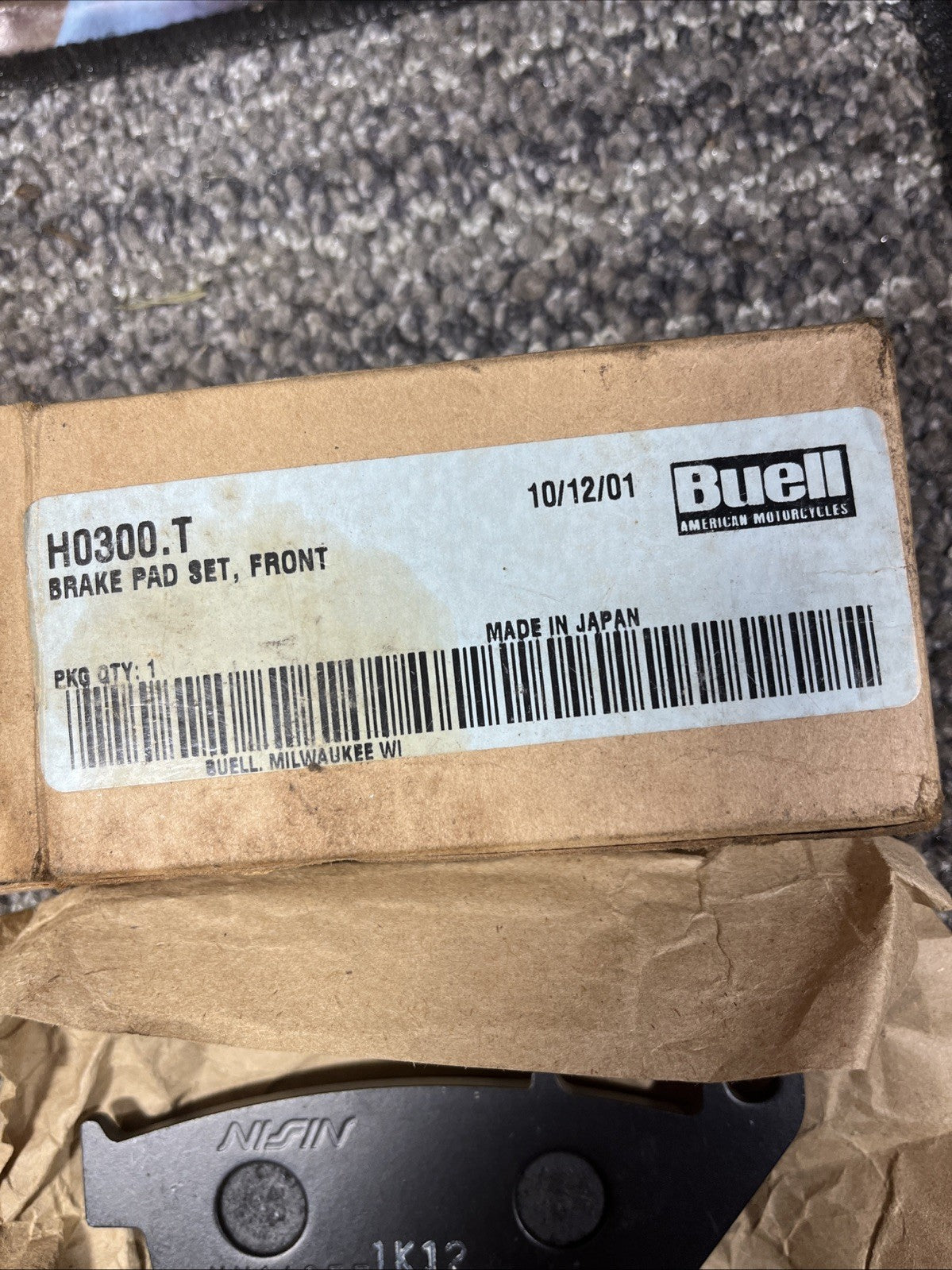 H0300.T - BUELL FRONT BRAKE PAD SET