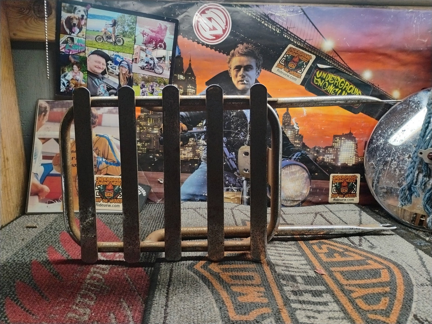 Vintage 1960's Honda Motorcycle CA CL CB Chrome Luggage Rack