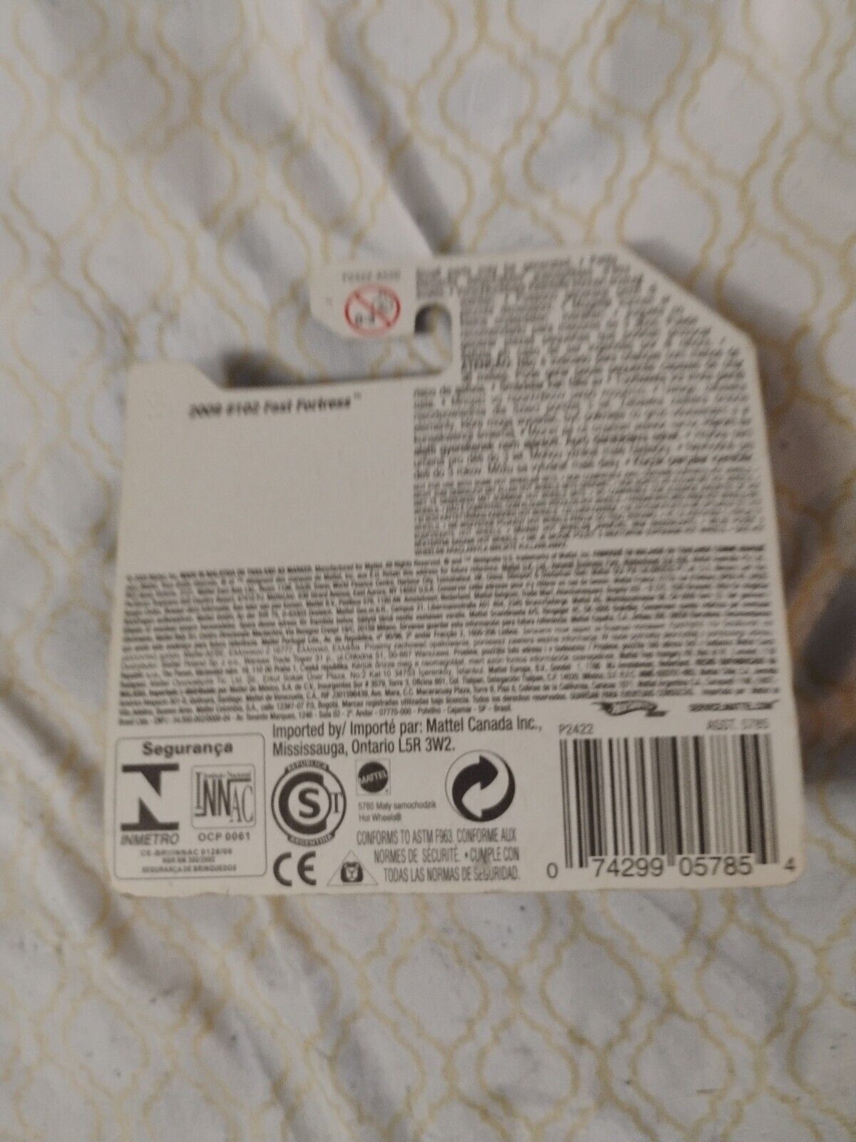 2009 Hot Wheels Designs Orange Fast Fortress 102/190