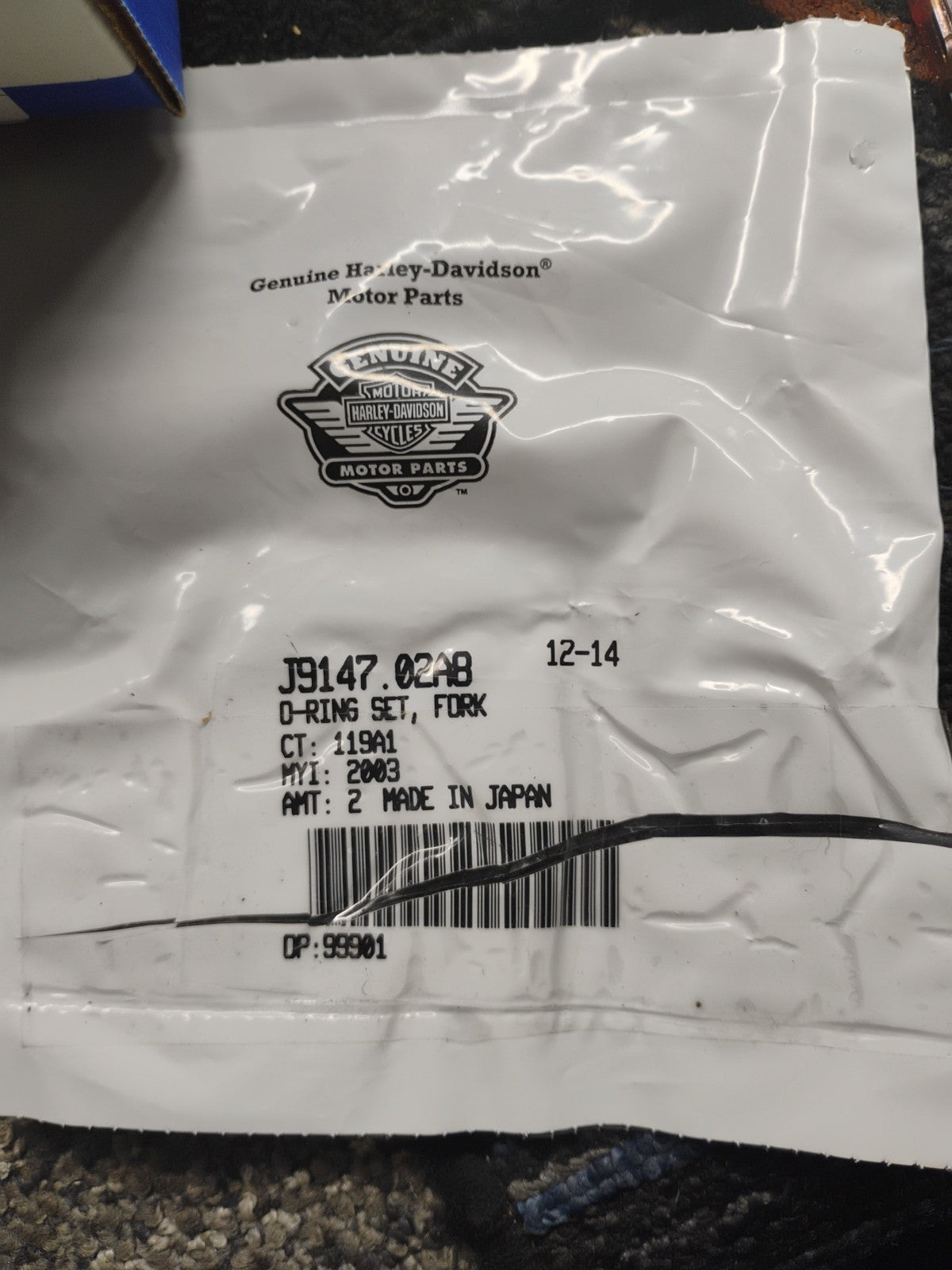 Buell OEM Fork O-Ring Seal Set NOS