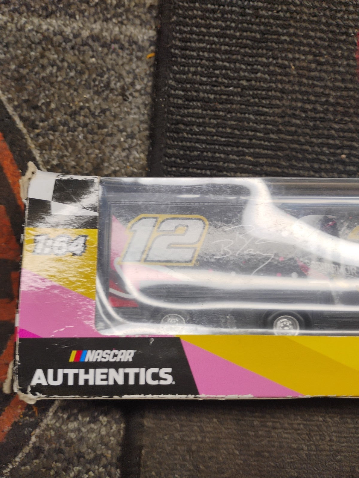 Ryan Blaney #12 Body Armor Tractor Trailer Hauler 1/64 Diecast Nascar Authentics