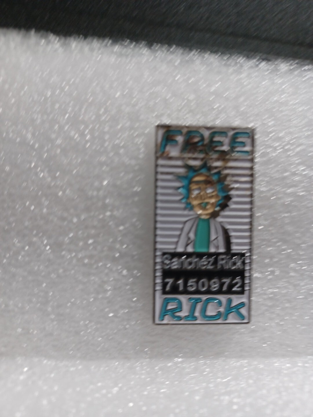 Rick And Morty Free Rick Pin - Large 2.5 Inch Hat Pins