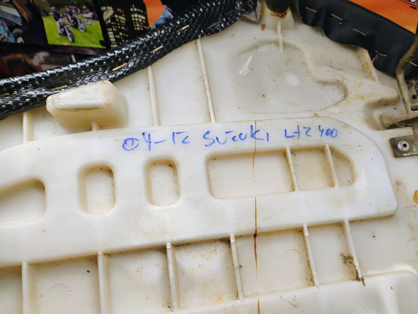 2004-2012 Suzuki LT-Z400 OEM Seat Black Z400 QuadSport ATV