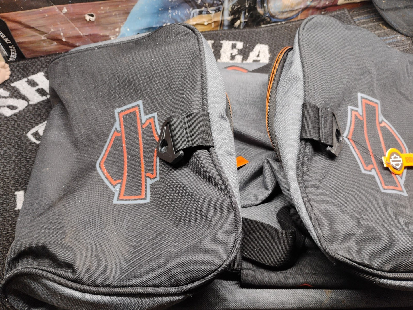 Harley-Davidson Bar & Shield Logo Duffel Bag w/ Adjustable Strap - Heather Gray
