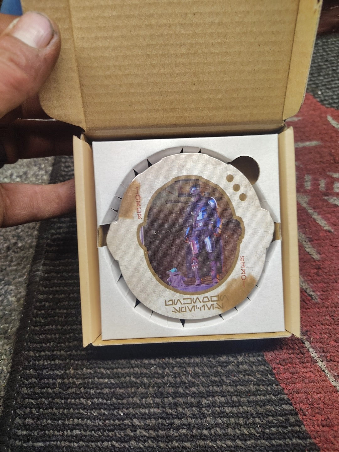 The Child Baby Yoda Shaped Mandalorian Star Wars Playing Cards New & Sealed