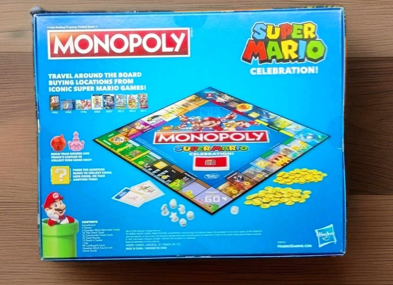 Super Mario Celebration Edition Monopoly Board Game NEW Hasbro E9517 Mario Game