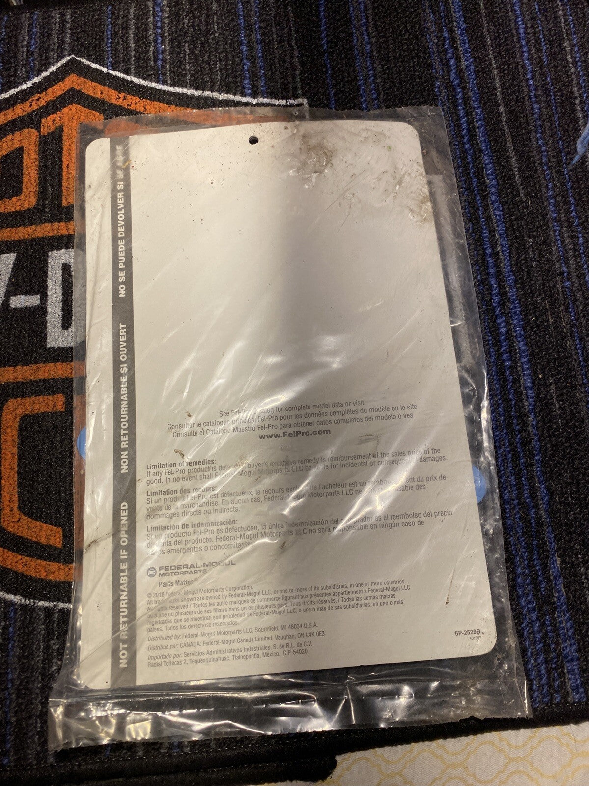 Engine Water Pump Gasket Fel-Pro 35540 Jeep 92-98 V8 V6