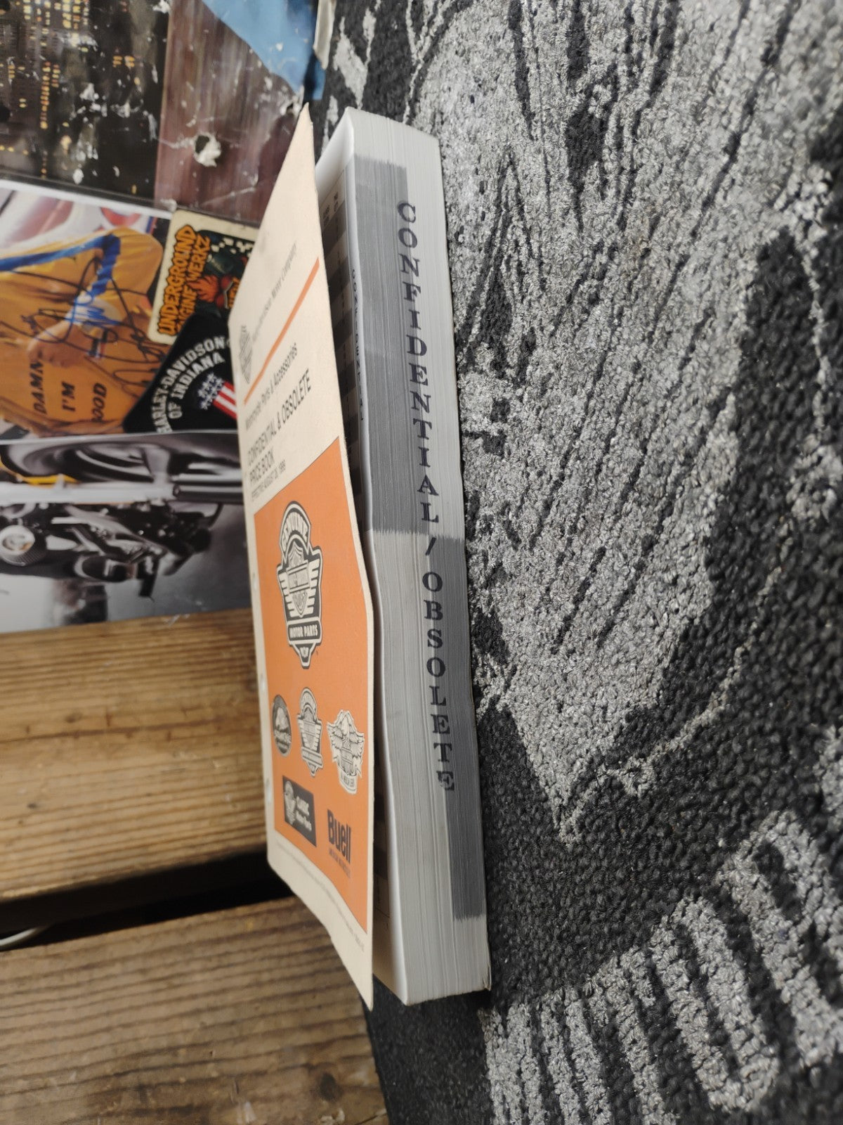 1996 Harley-Davidson Confidential & Obsolete Parts Price Book Buell