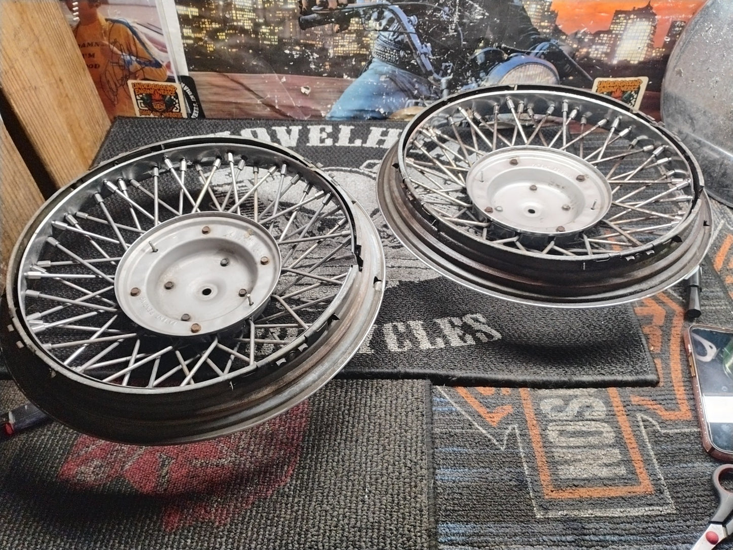 OEM 1983-1986 Oldsmobile Cutlass Ciera 14" Wire Hubcaps Wheel Covers GM 22515625