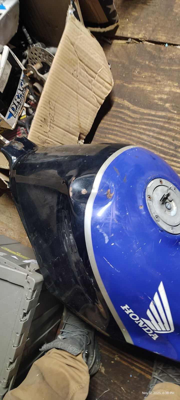 1991-1994 Honda CBR600F2 CBR 600 F2 Oem Gas Tank Fuel Petrol Cell purple Used