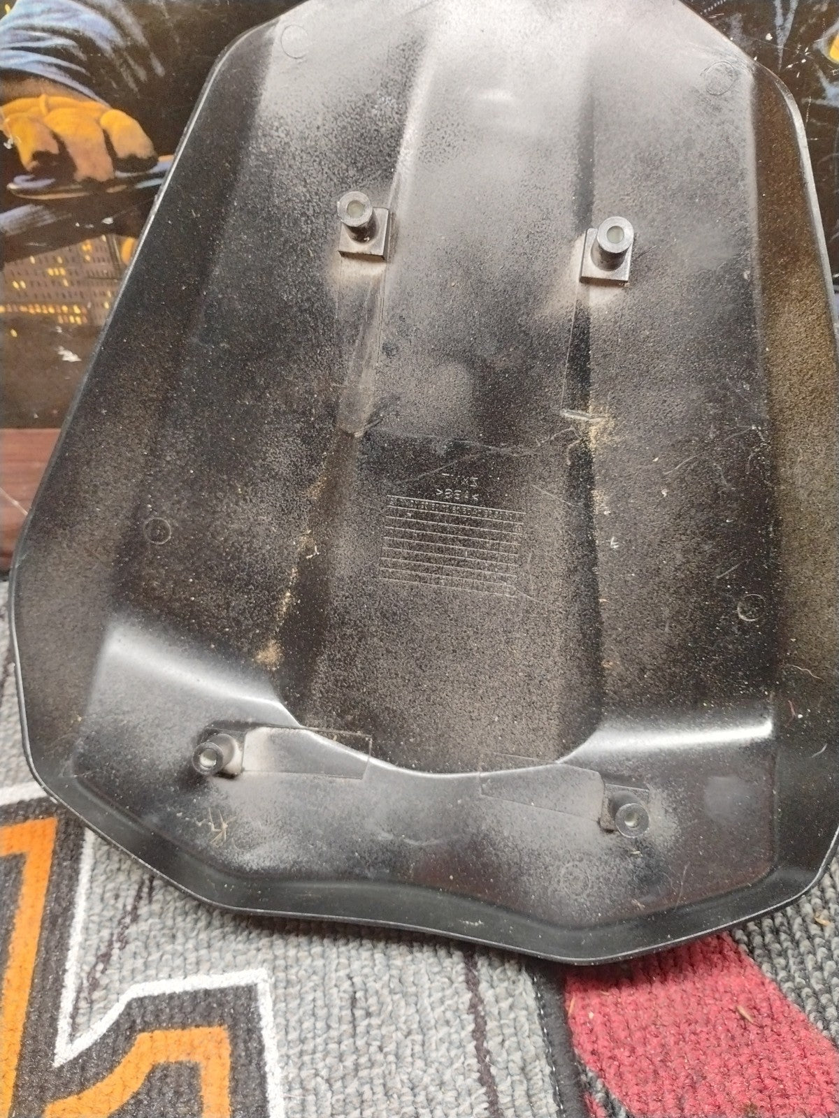 06-07 2006 Yamaha YZF R6 Black Rear Back Seat Solo Cowl Fairing Cover