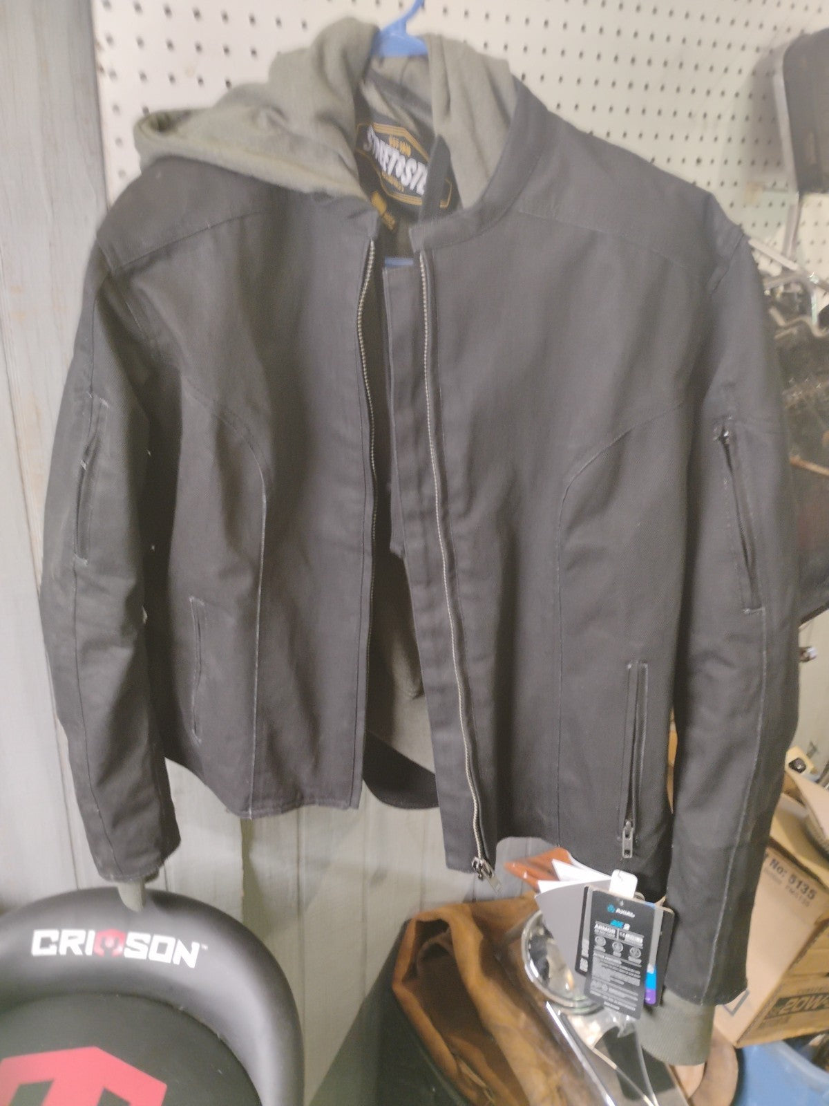Street & Steel W2XL Biker Jacket With Elbow Pads