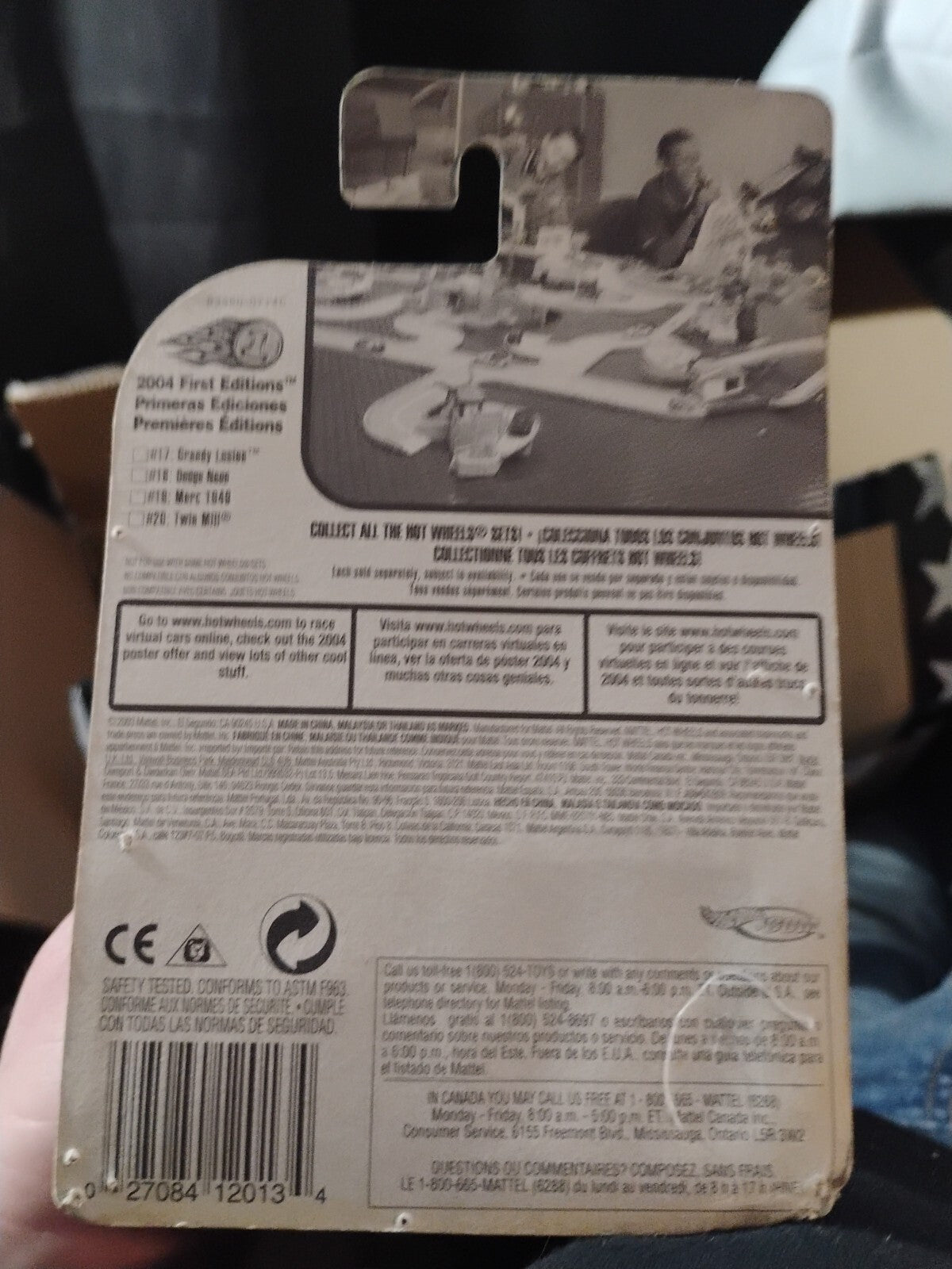 2004 Hot Wheels #017 Hardnoze Grandy Lusion Dark Blue 17/100 First Editions 5SP