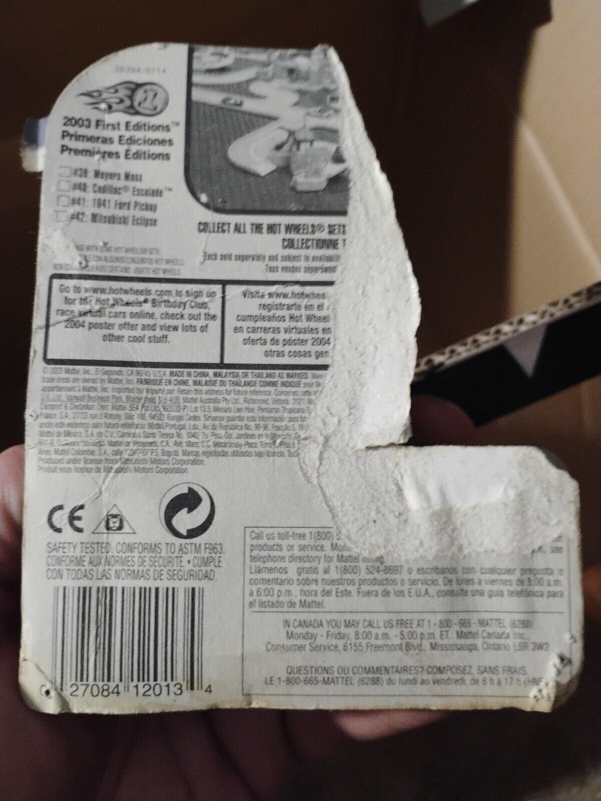 Hot Wheels Metal 2003 First Editions Mitsubishi Eclipse DIe Cast 1/64 Scale 054