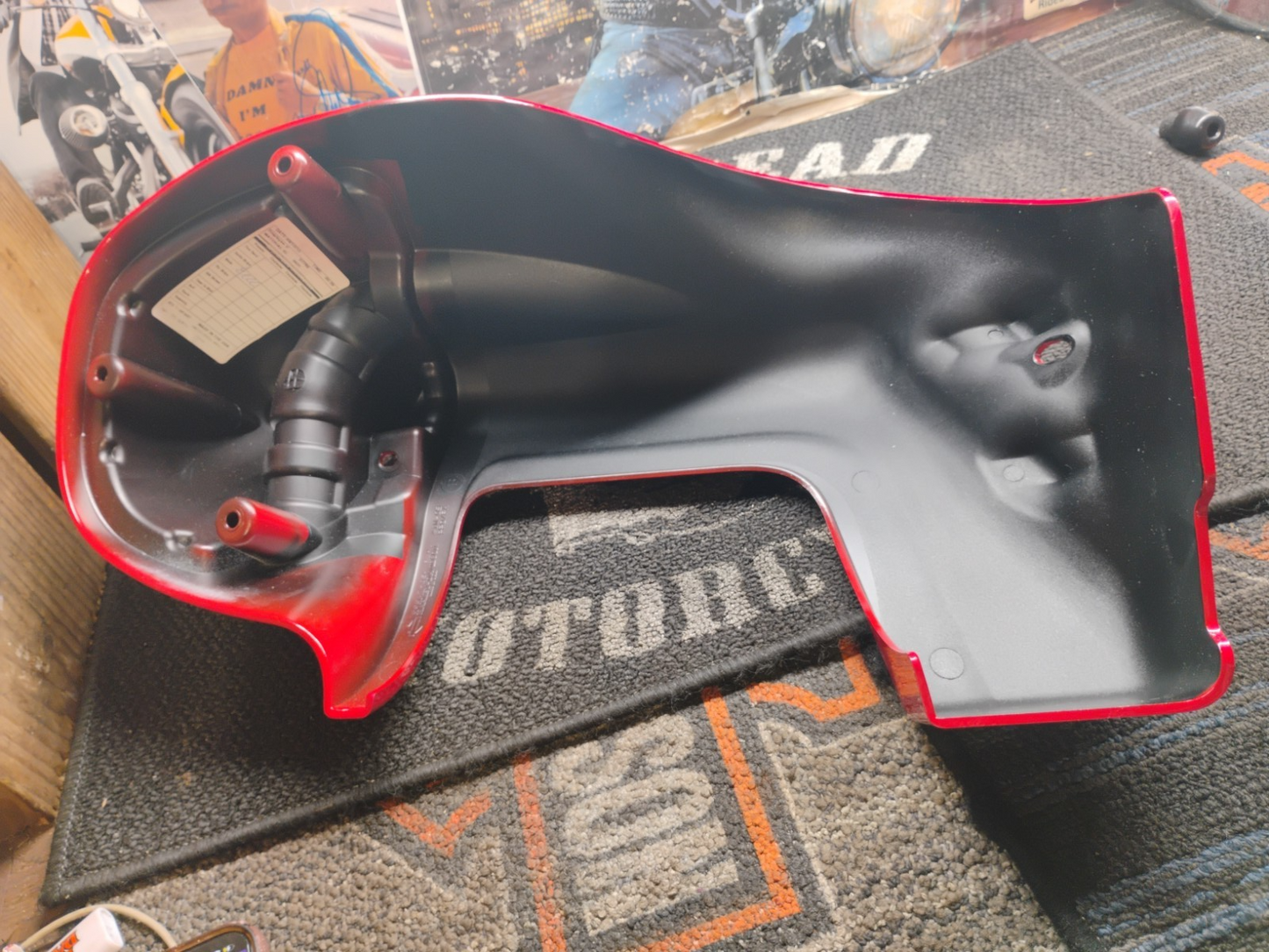 2012 Harley-Davidson CVO Right Lower Fairing Tomahawk Red OEM 58817-05