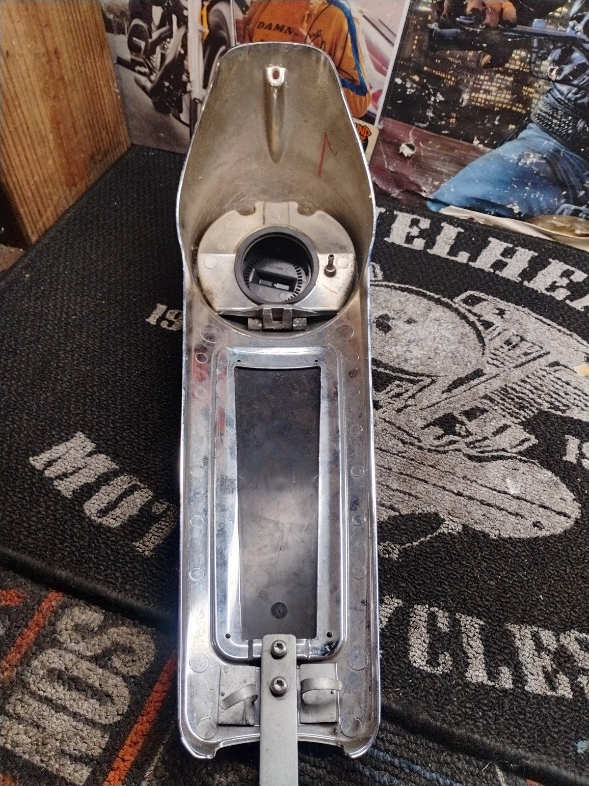 OEM Harley-Davidson Chrome Gas Tank Console Dash 2008-Up 61270-08