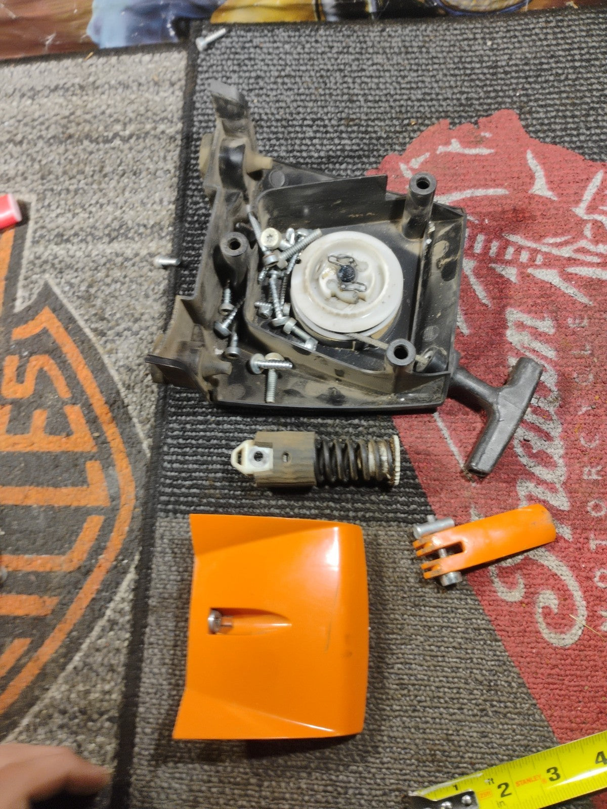 STHL br 800 x back pack blower pullstart and Hardware set