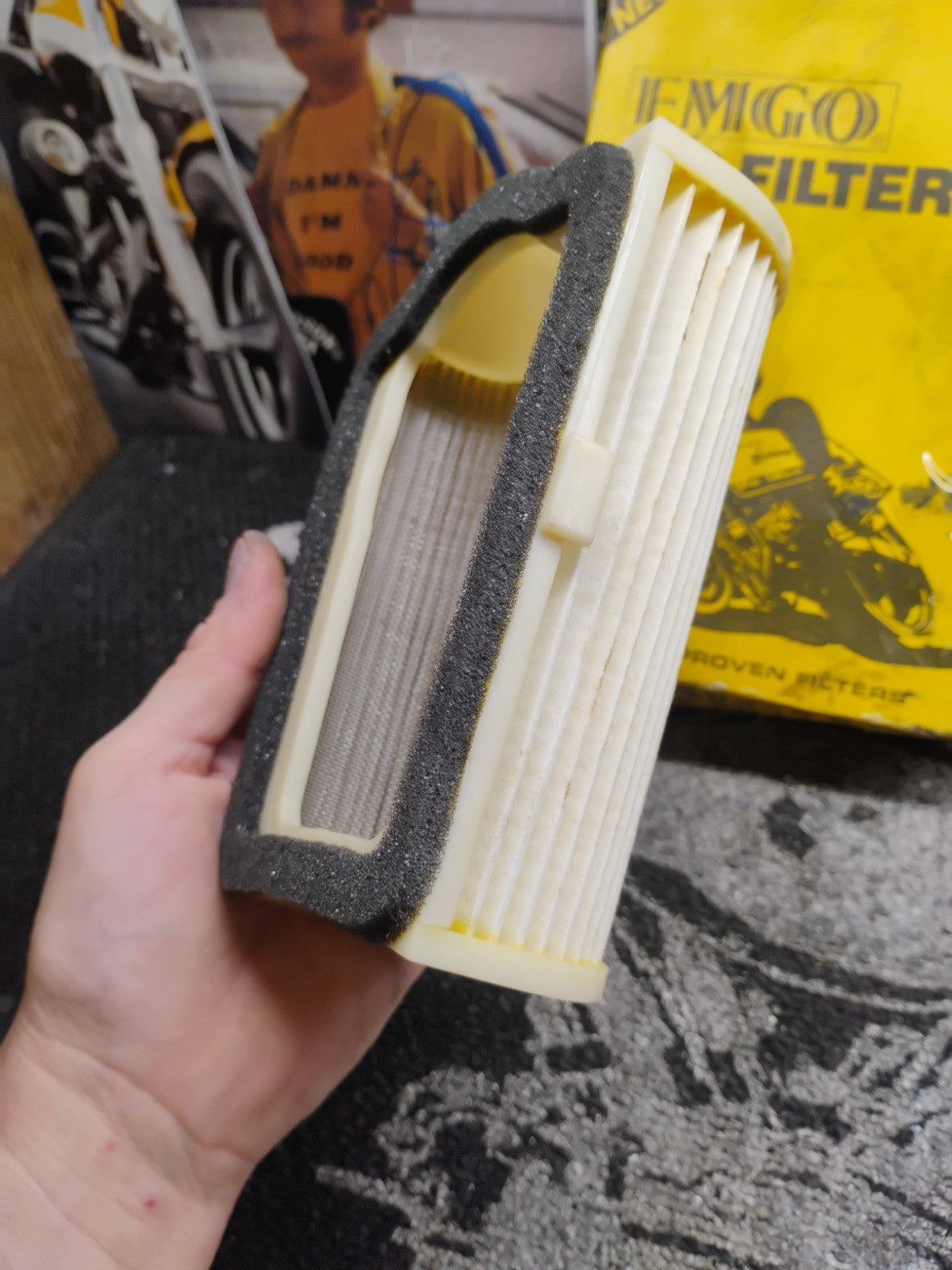 Yamaha XV 700 750 FJ 1100 1200 NEW NOS EMGO Air Filter 12-94360