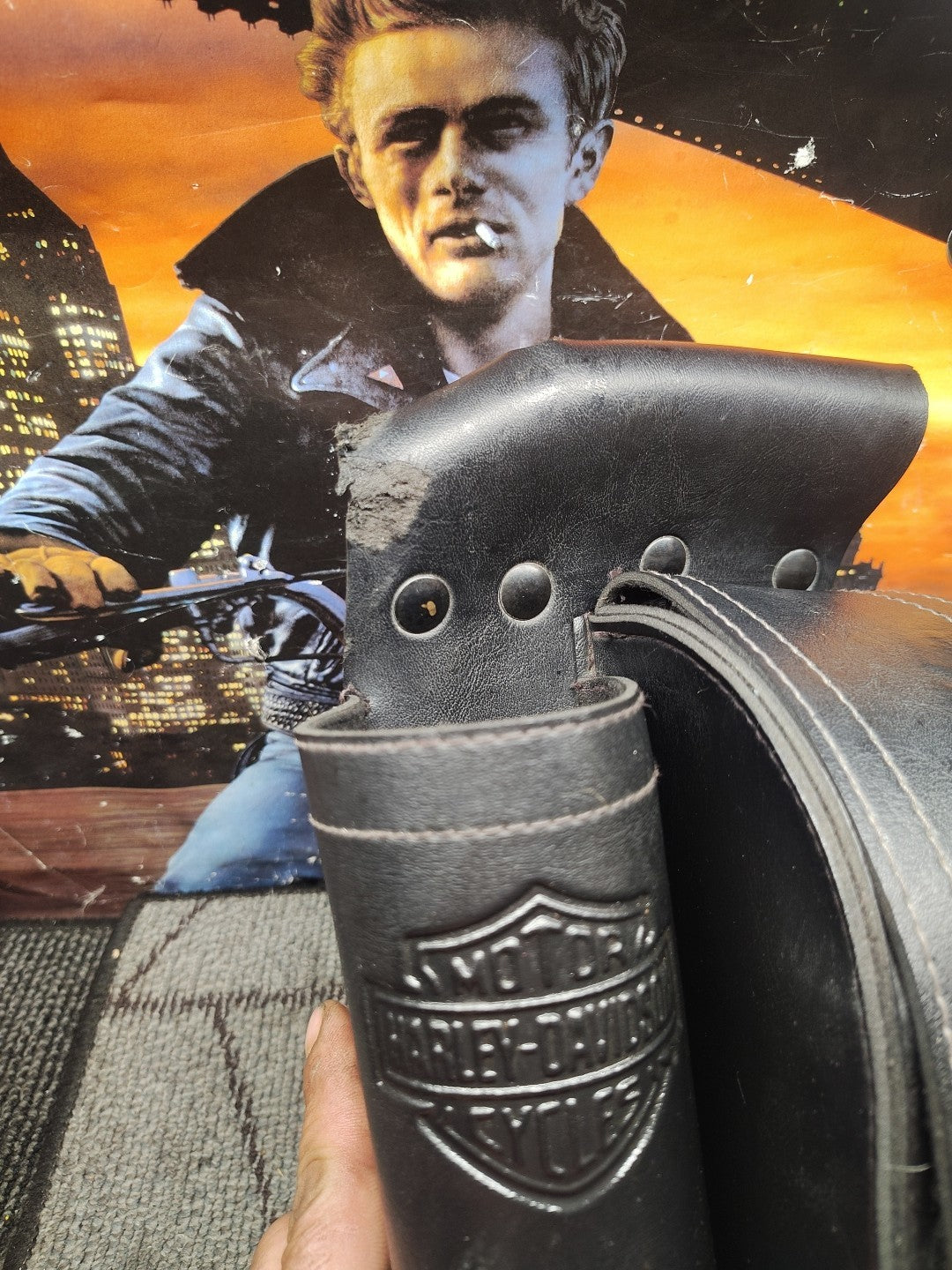 Harley Davidson Saddlebag Guard Bag with Water Bottle Holder