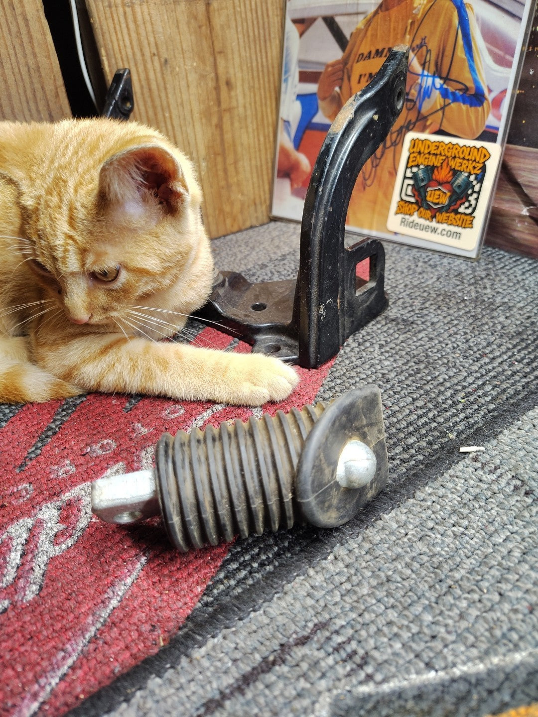 HARLEY DAVIDSON FXR OEM 50647-82 DRIVER FOOTPEG