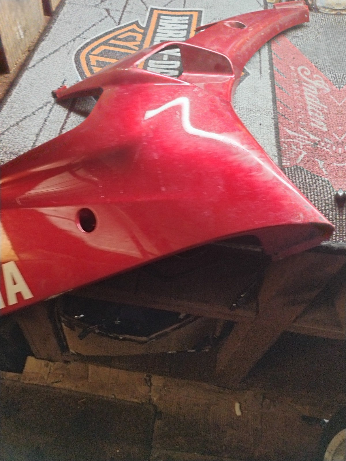 YAMAHA YZF-R YZF-R6 Right Side Belly Pan Cover 2994767