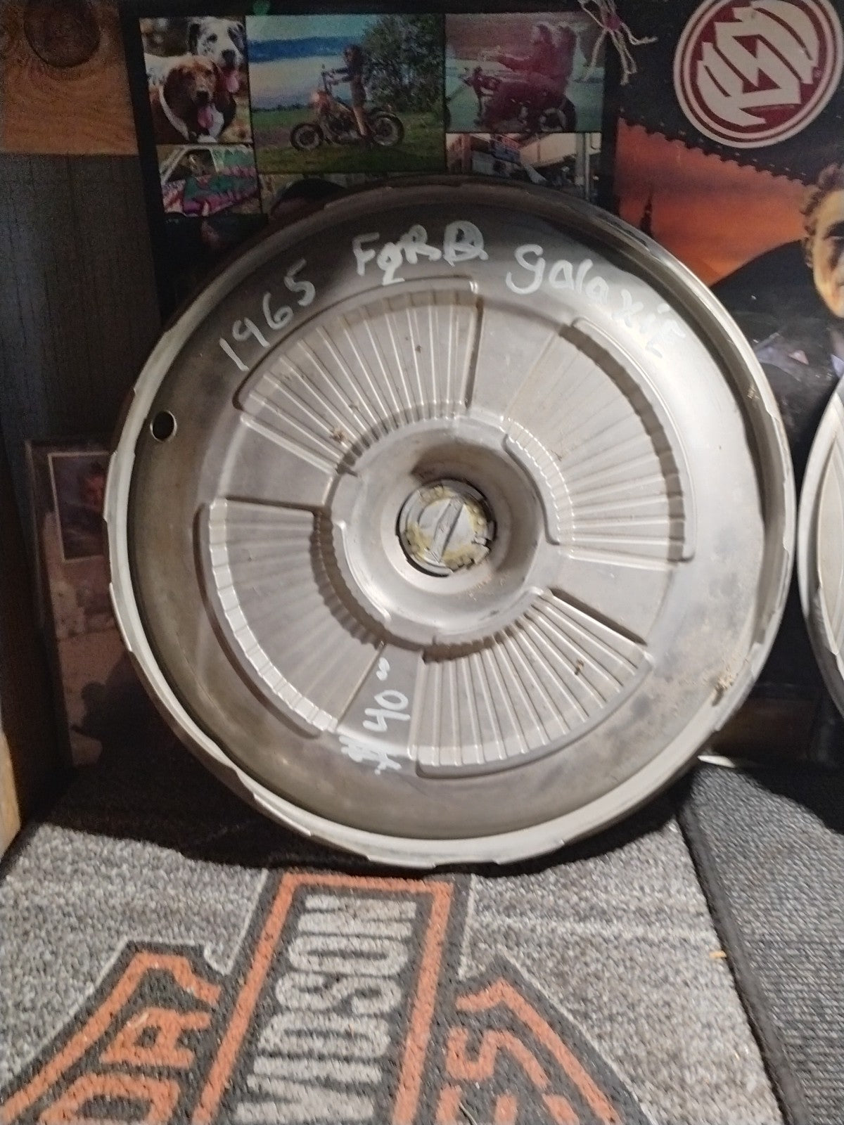 (2) 15" Hubcaps Wheelcovers for 1965 Ford Galaxie