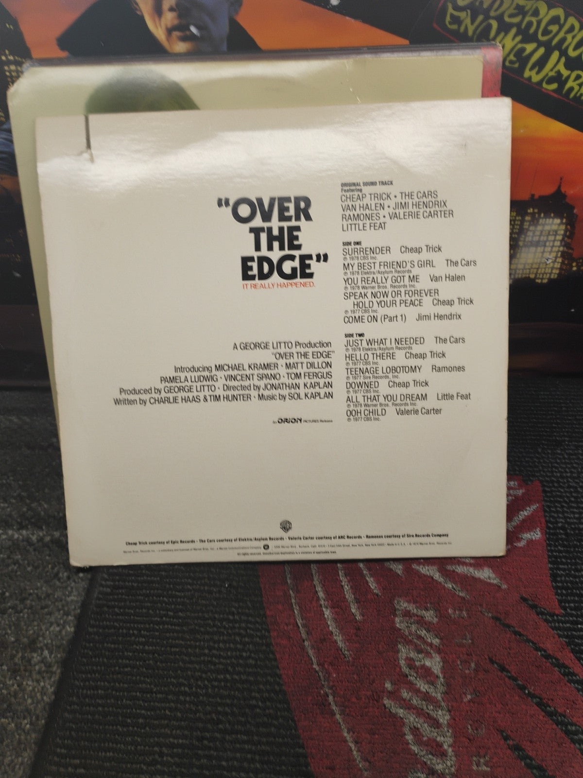 Various Artists - Over The Edge (Original Soundtrack) (RSD Exclusive, Blue
