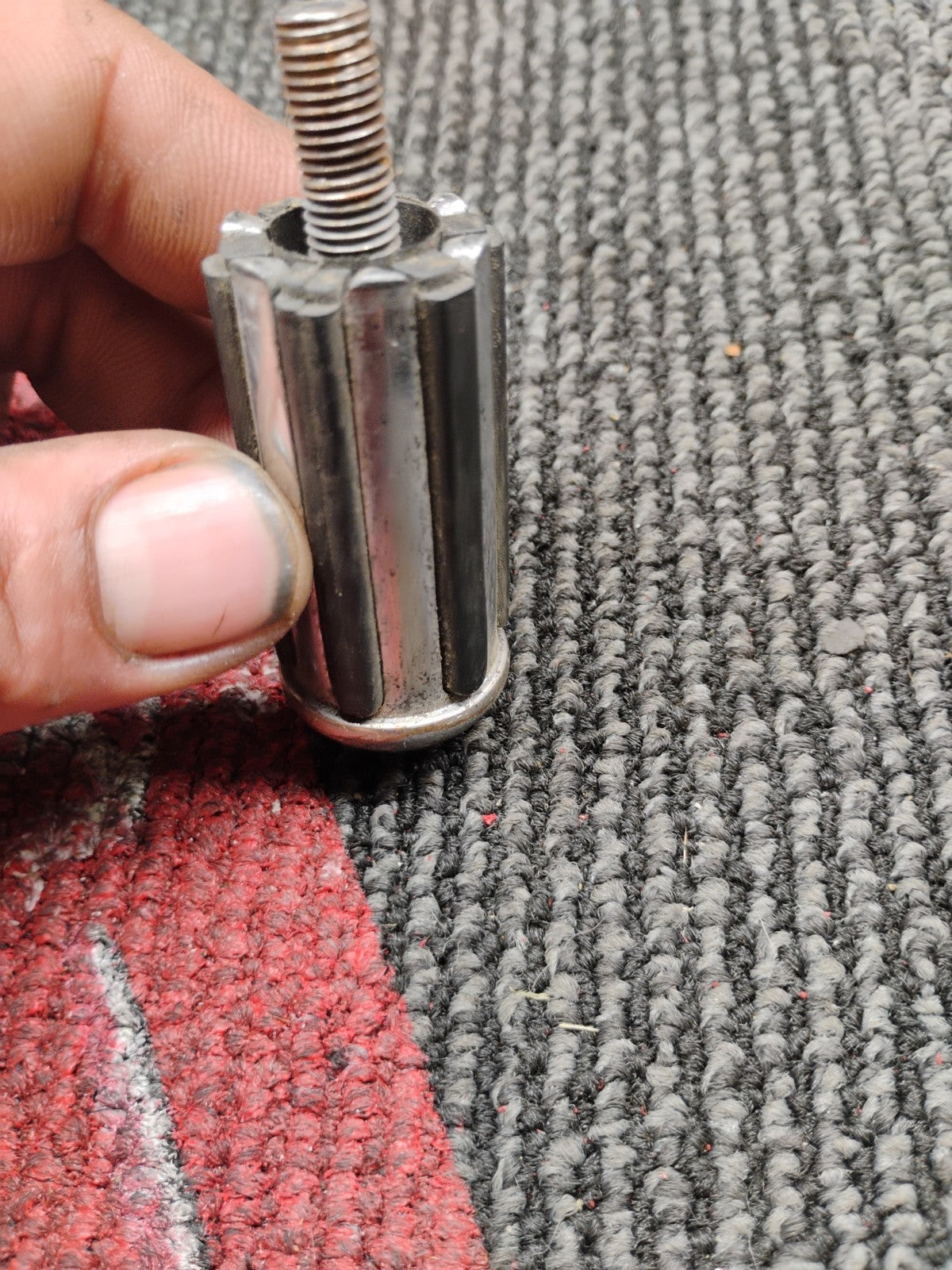 Chrome Ribbed Rail Shifter Shift Peg Harley Sportster XL Softail Dyna Touring