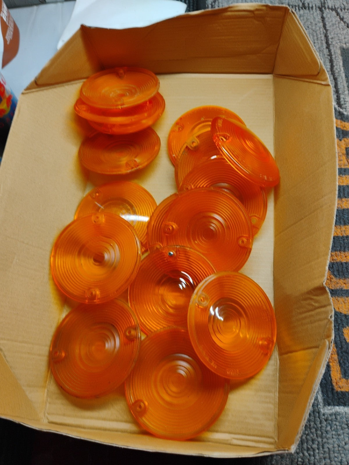 Harley Davidson Turn Signal Lense Amber HD 2 SAE DP 85 DOT PM