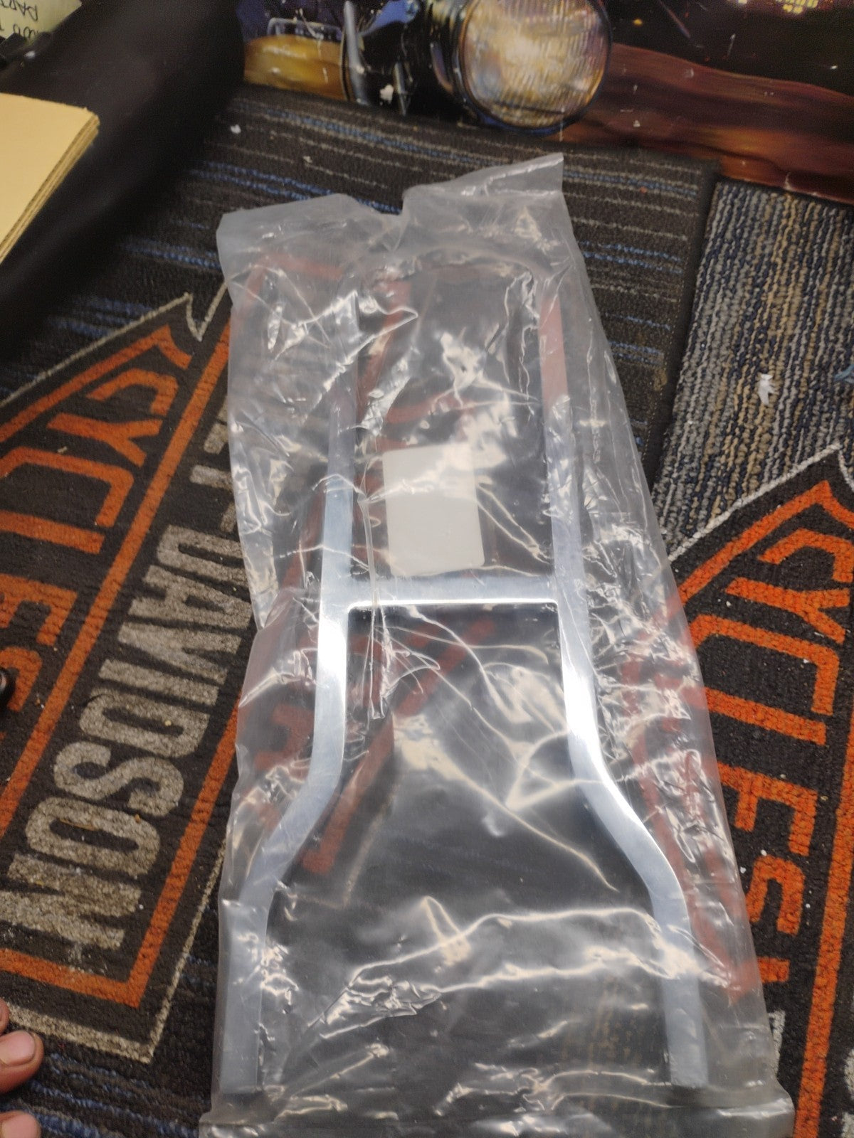 16" Tall Sissy Bar Back for Harley Davidson by V-Twin