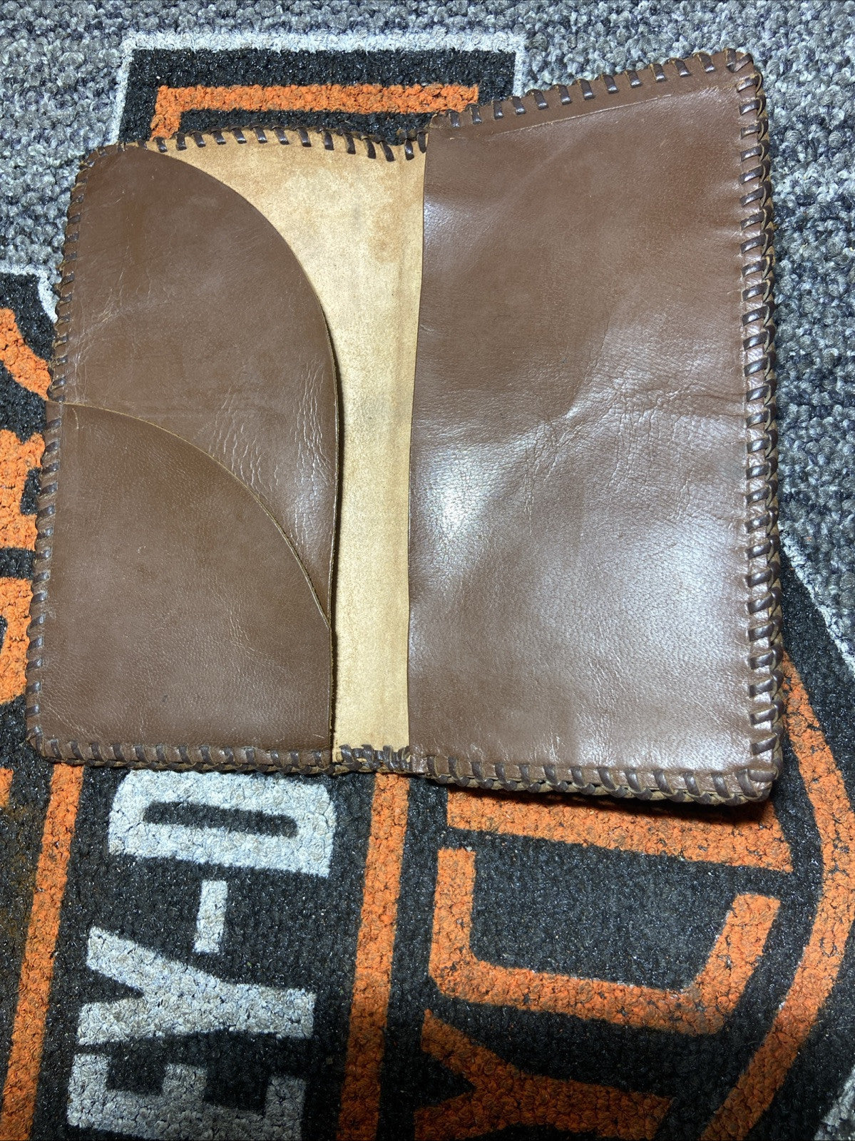 Vintage Custom Personalized Leather Wallet “Bob”