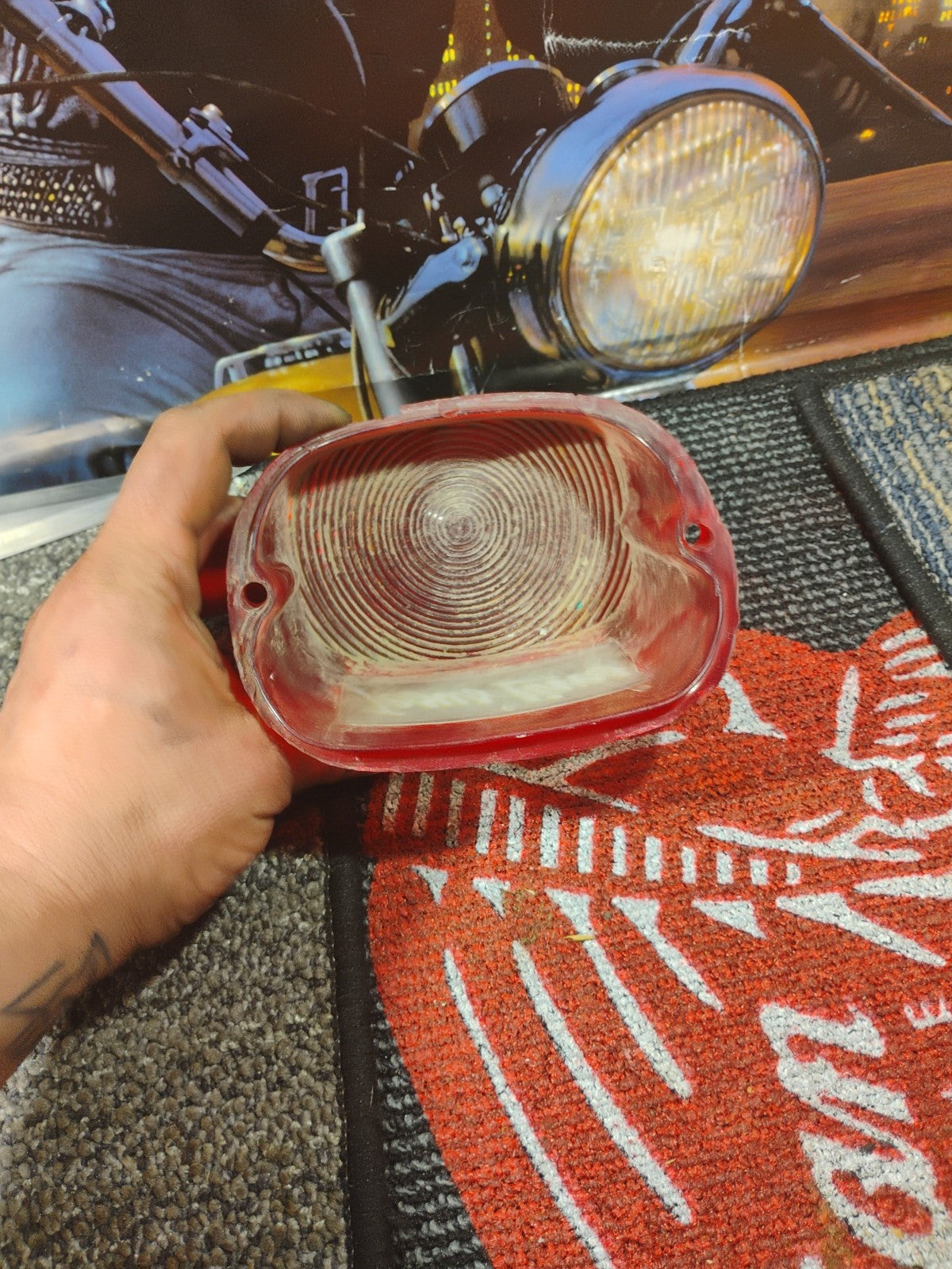 03-21 Harley-davidson Electra Glide Rear Back Tail Tailight Brake Light