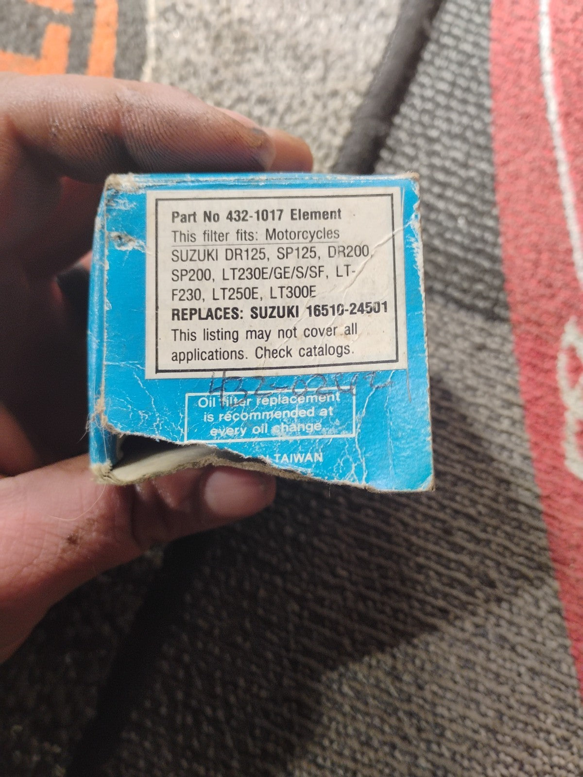 Pro Sport Motorcycle Oil Filter Part Number 432-0262