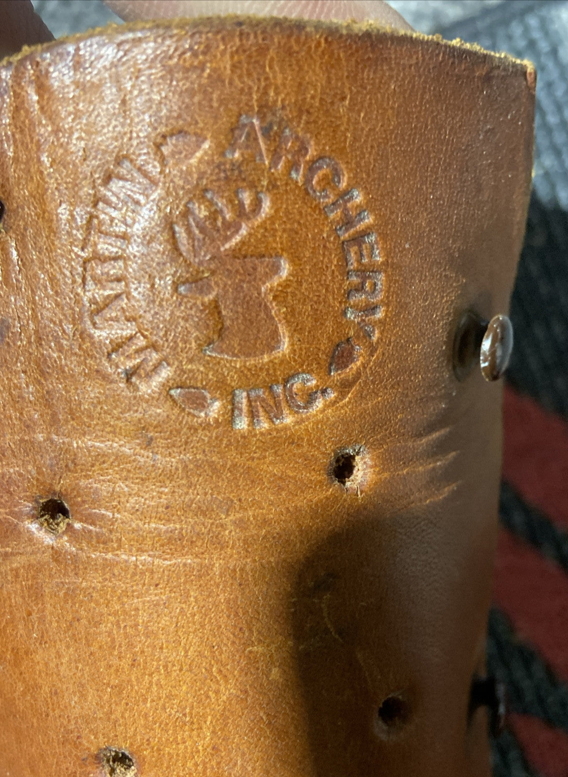 Leather Archery Arm Guard Traditional Bow Longbow Recurve Bow Forearm Protector