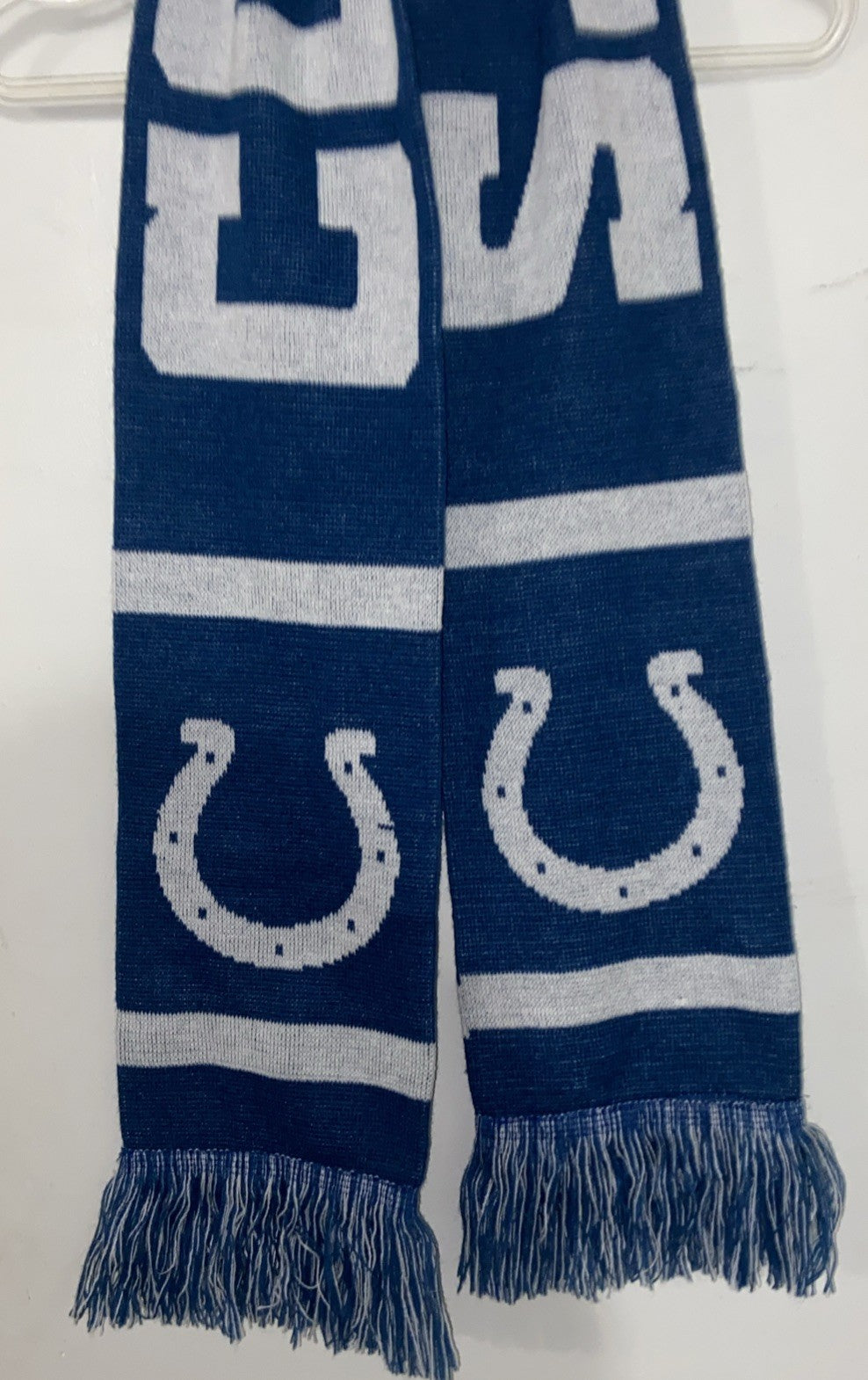 Indianapolis Colts NFL Scarf BRAND NEW Horse Shoe Logo Game Day Give away 1/2/22