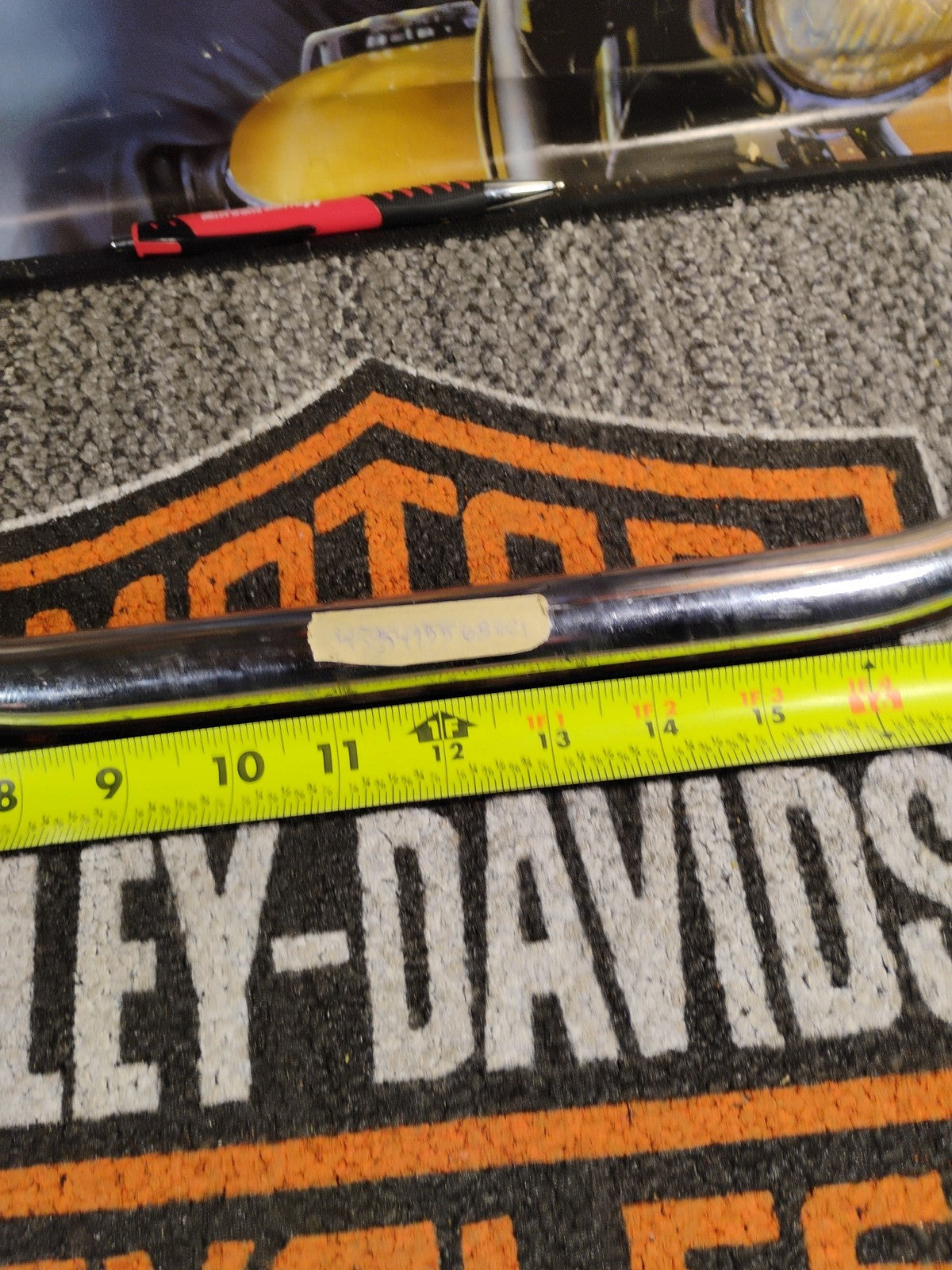 1 In Harley Beach Bars With A Slight Pull Back