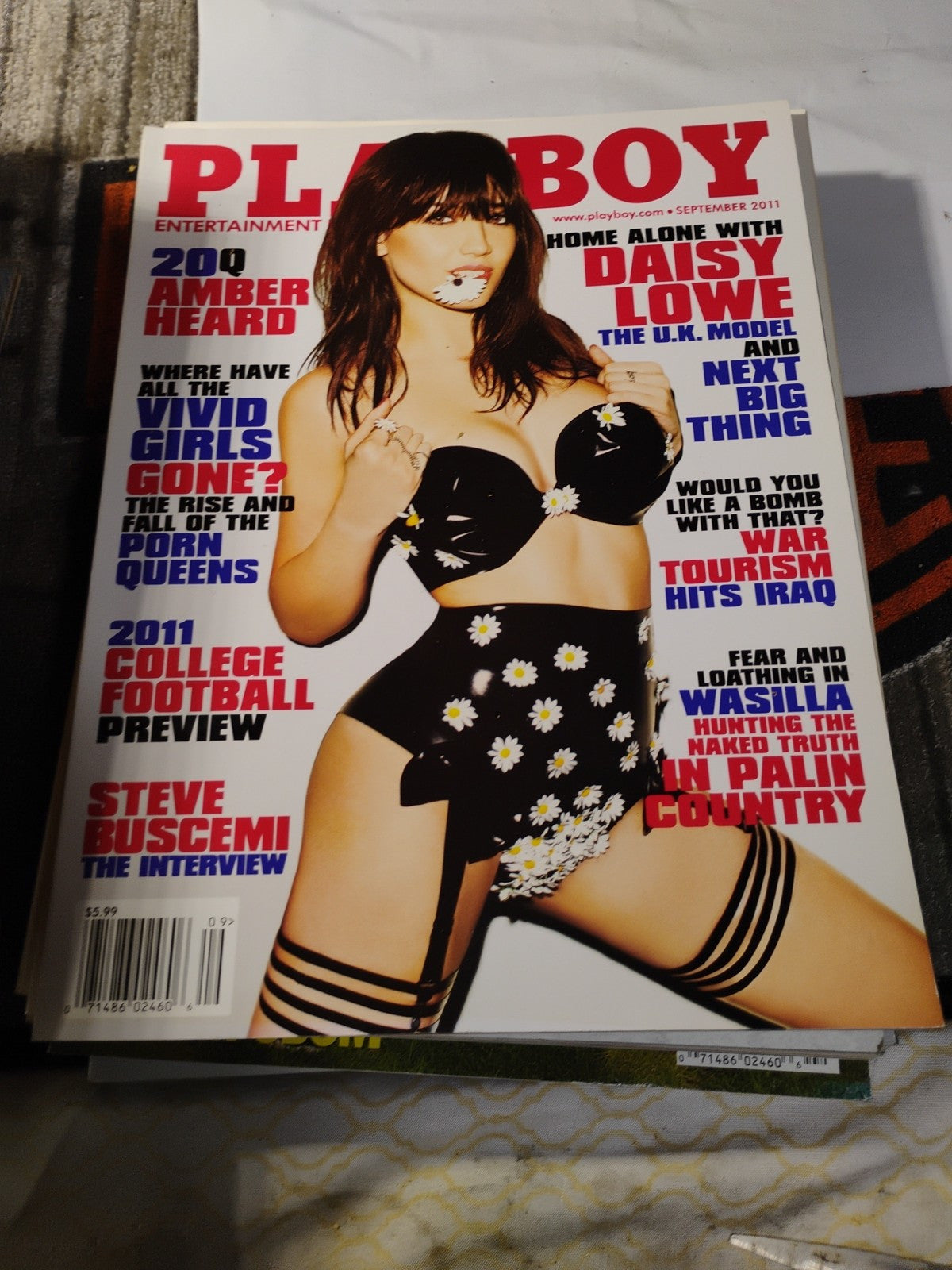 September 2011 Playboy Magazine - Tiffany Toth Playmate & Daisy Lowe Feature -