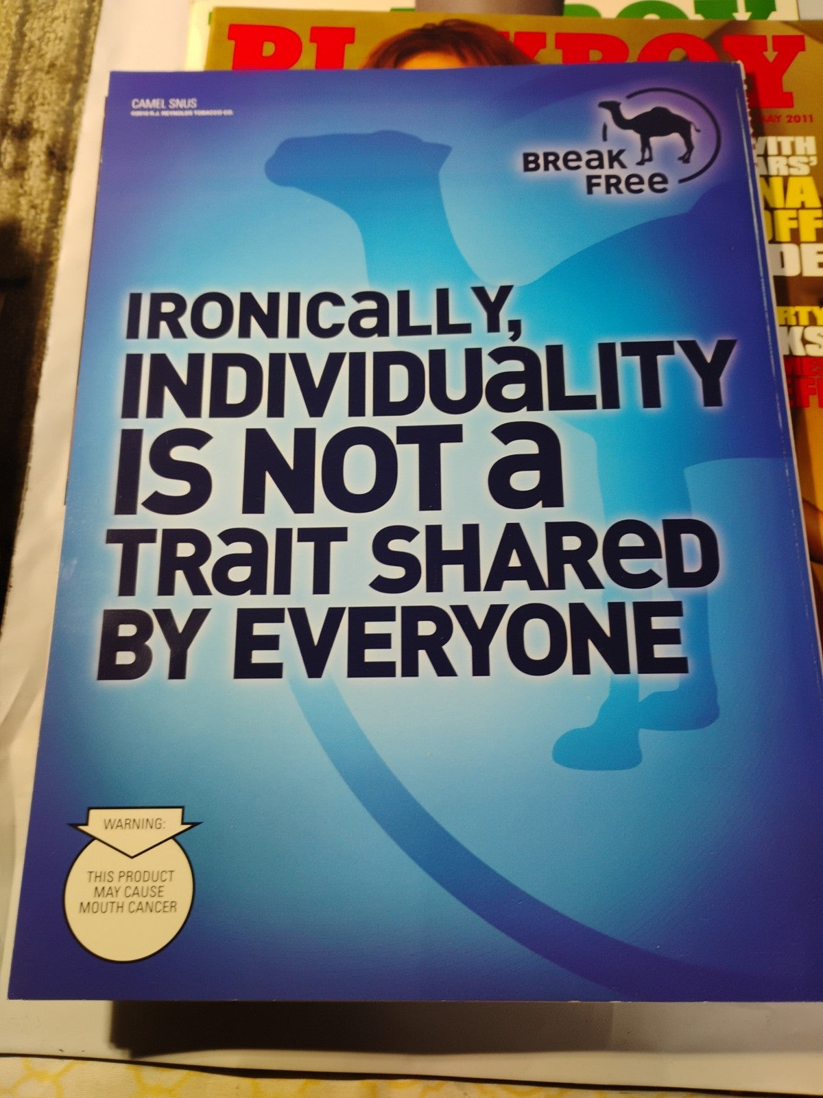 April 2010 Playboy Magazine - Candice Boucher (The Guess Jeans Girl)