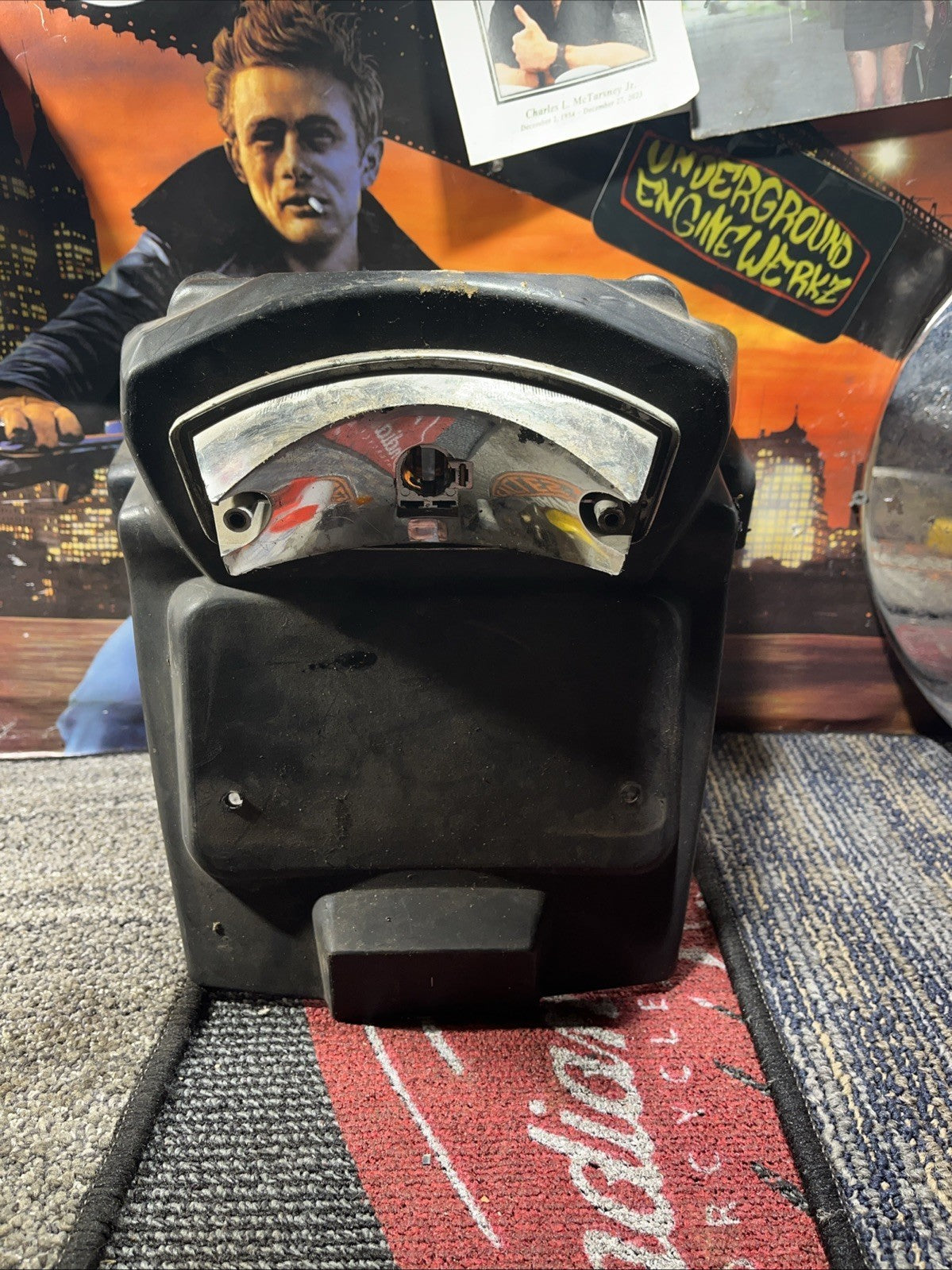 01 BUELL BLAST REAR FENDER LICENSEE PLATE FENDER