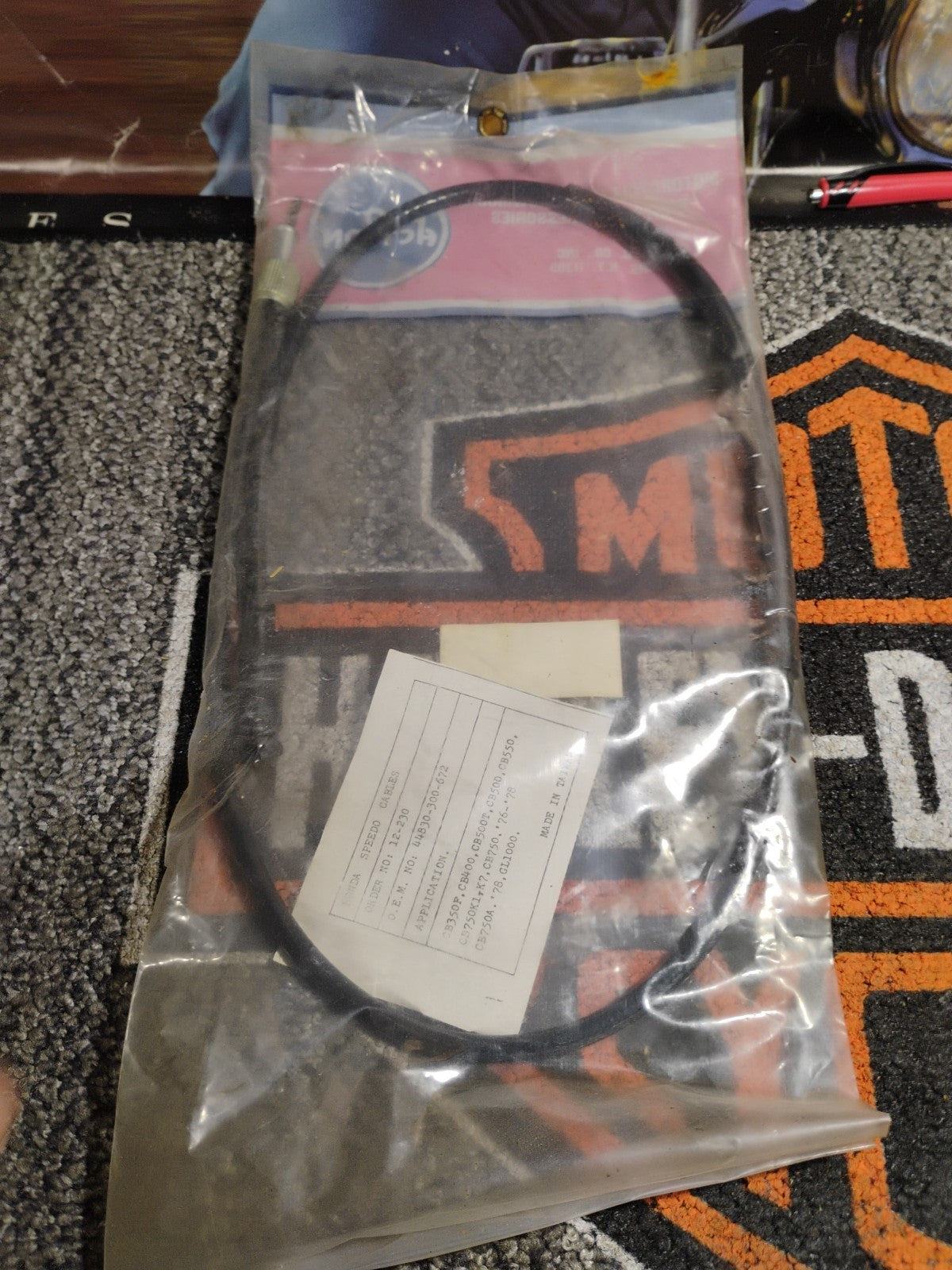 1978 HONDA CB400 CB 400 HONDAMATIC SPEEDOMETER CABLE SPEEDO LINE