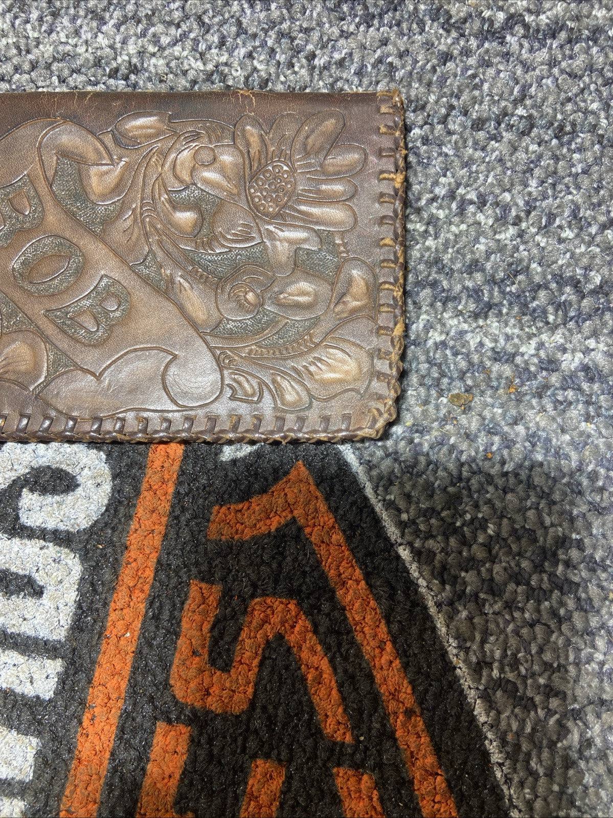 Vintage Custom Personalized Leather Wallet “Bob”