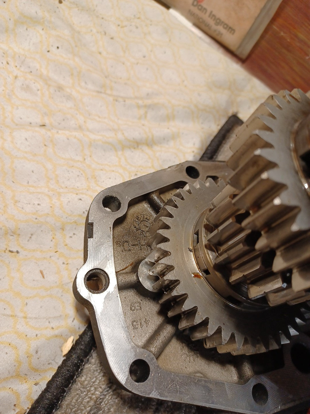 Vintage OEM Harley-Davidson Big Twin Transmission Gears And Parts 5 speed