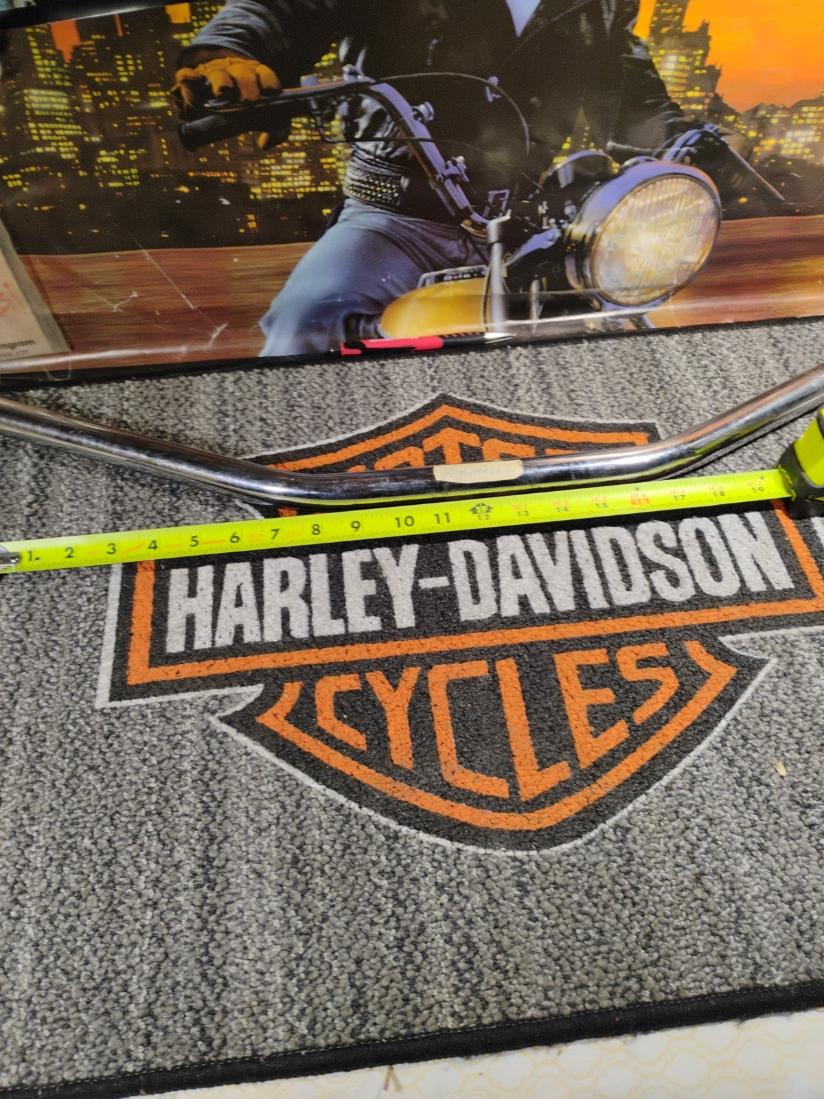 1 In Harley Beach Bars With A Slight Pull Back