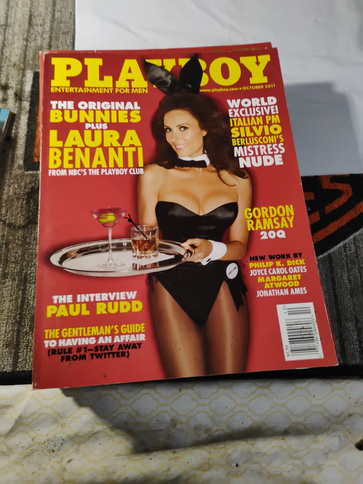 Playboy Magazine October 2010 - Laura Benananti Cover, 10th Anniversary Edition