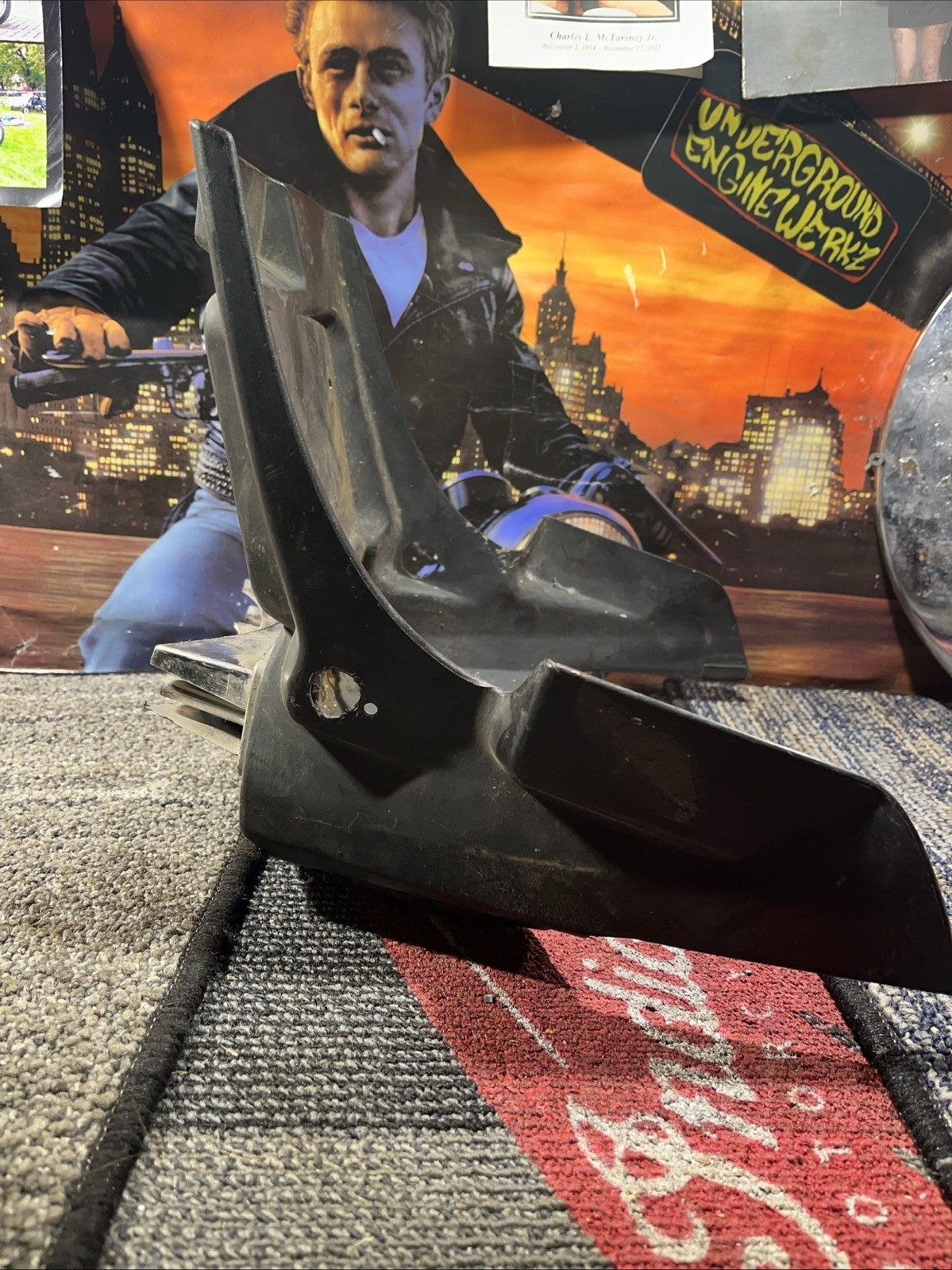 01 BUELL BLAST REAR FENDER LICENSEE PLATE FENDER